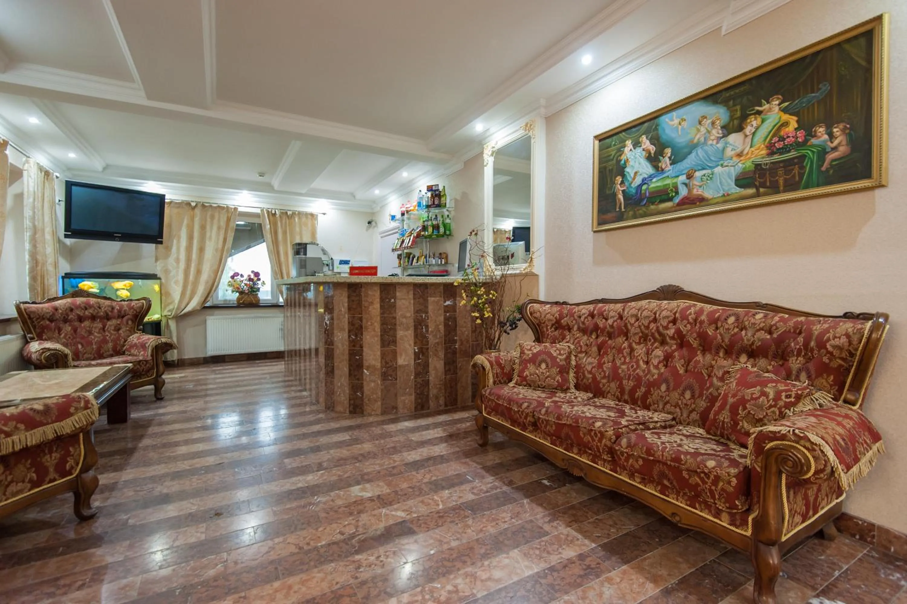 Lobby or reception in Leoton Chernivtsi