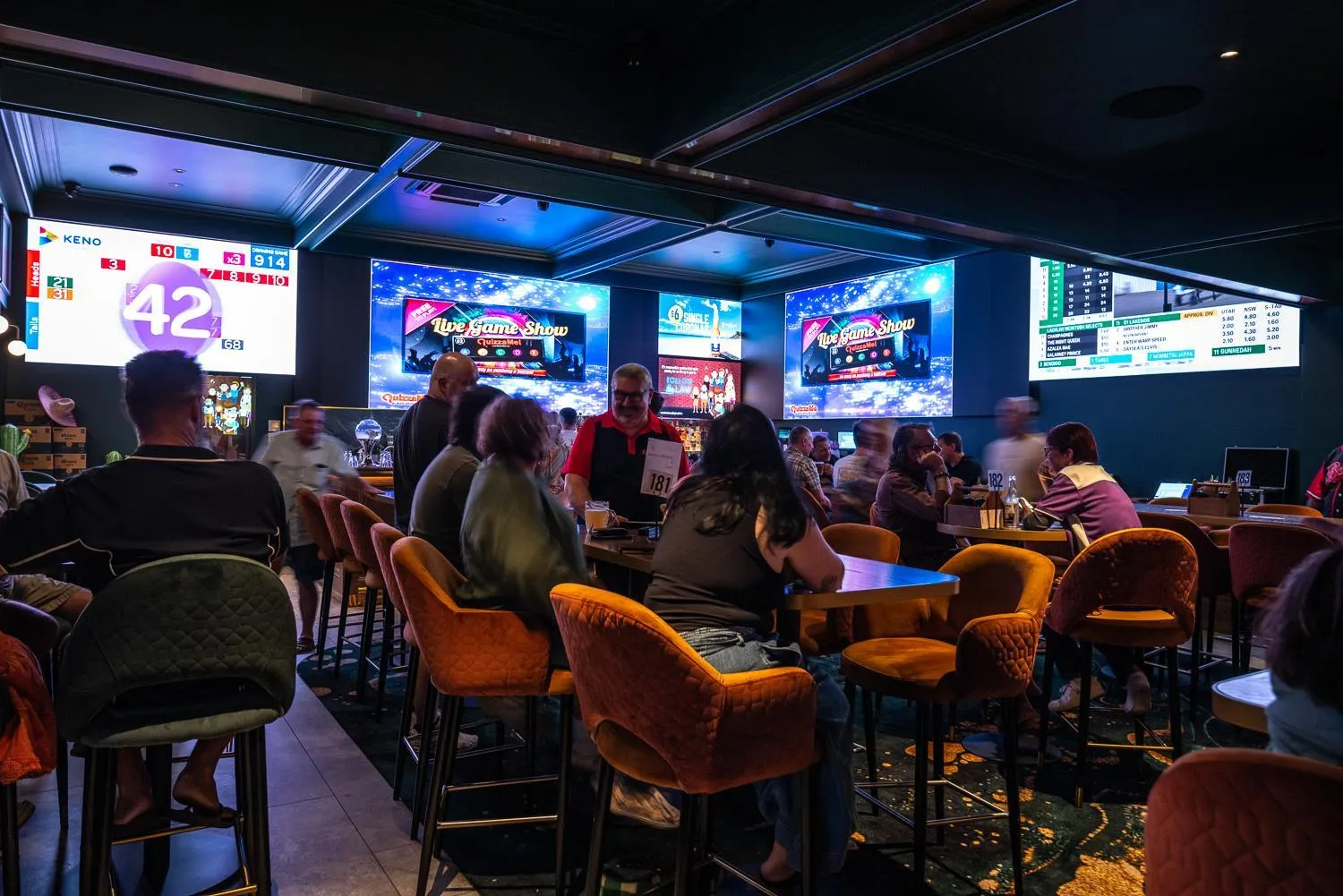 Lounge or bar in The Queens Gladstone