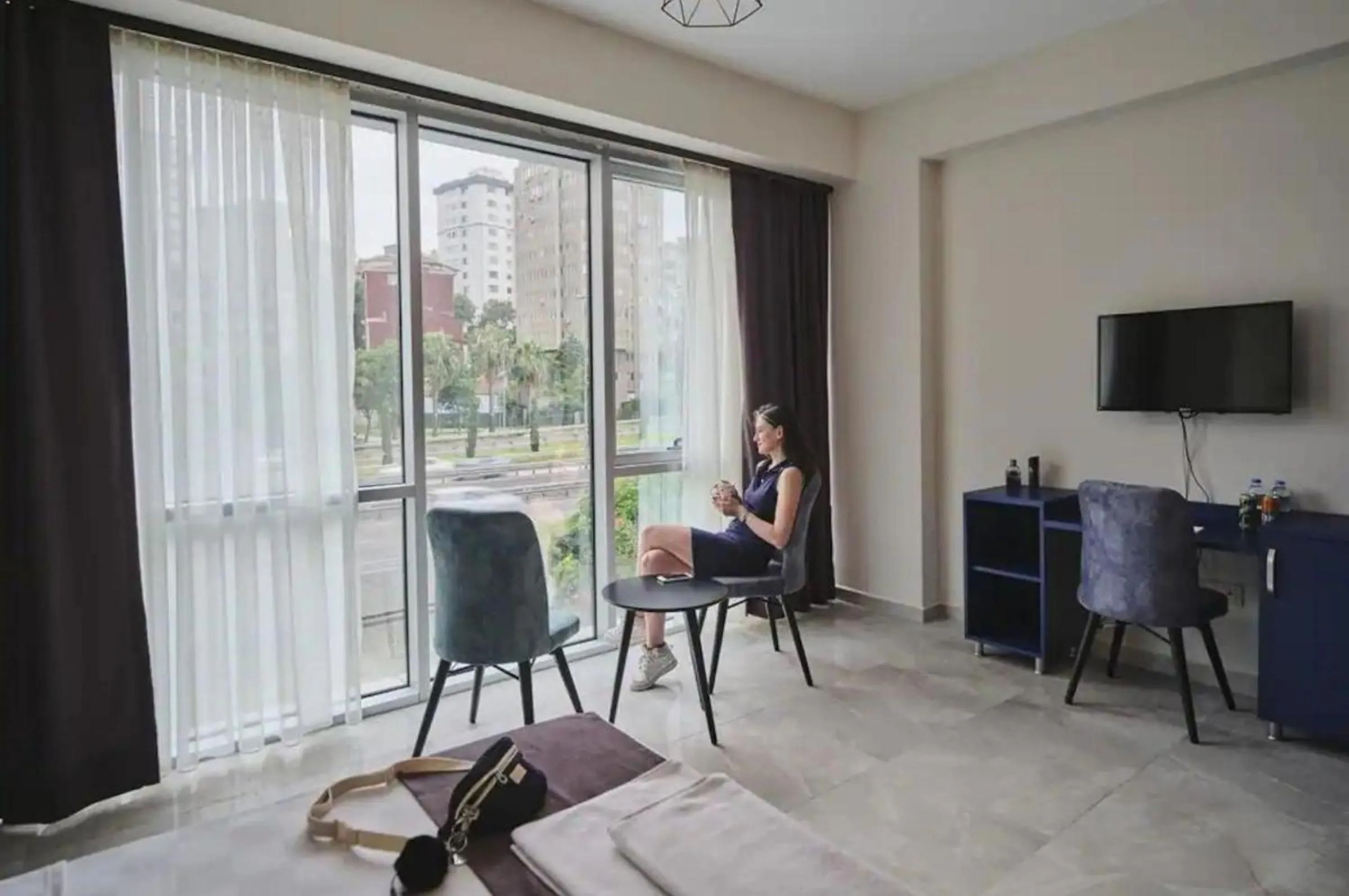 Seating area in Mini Suite Otel