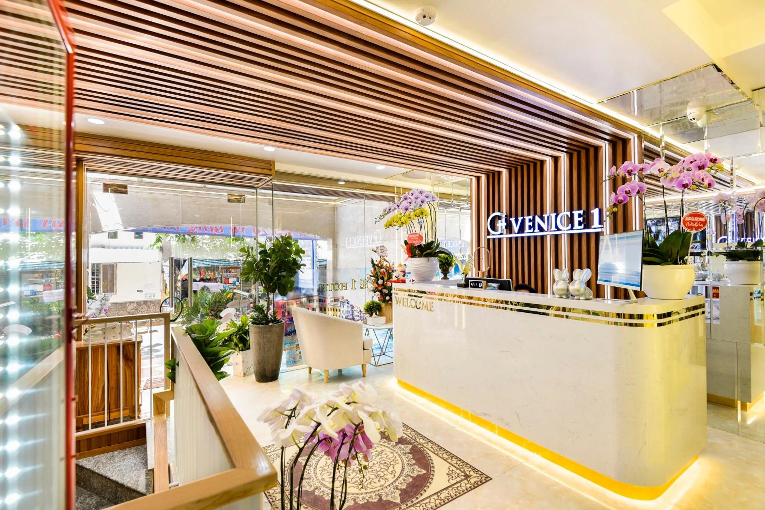 Lobby or reception in Venice 1 Hotel