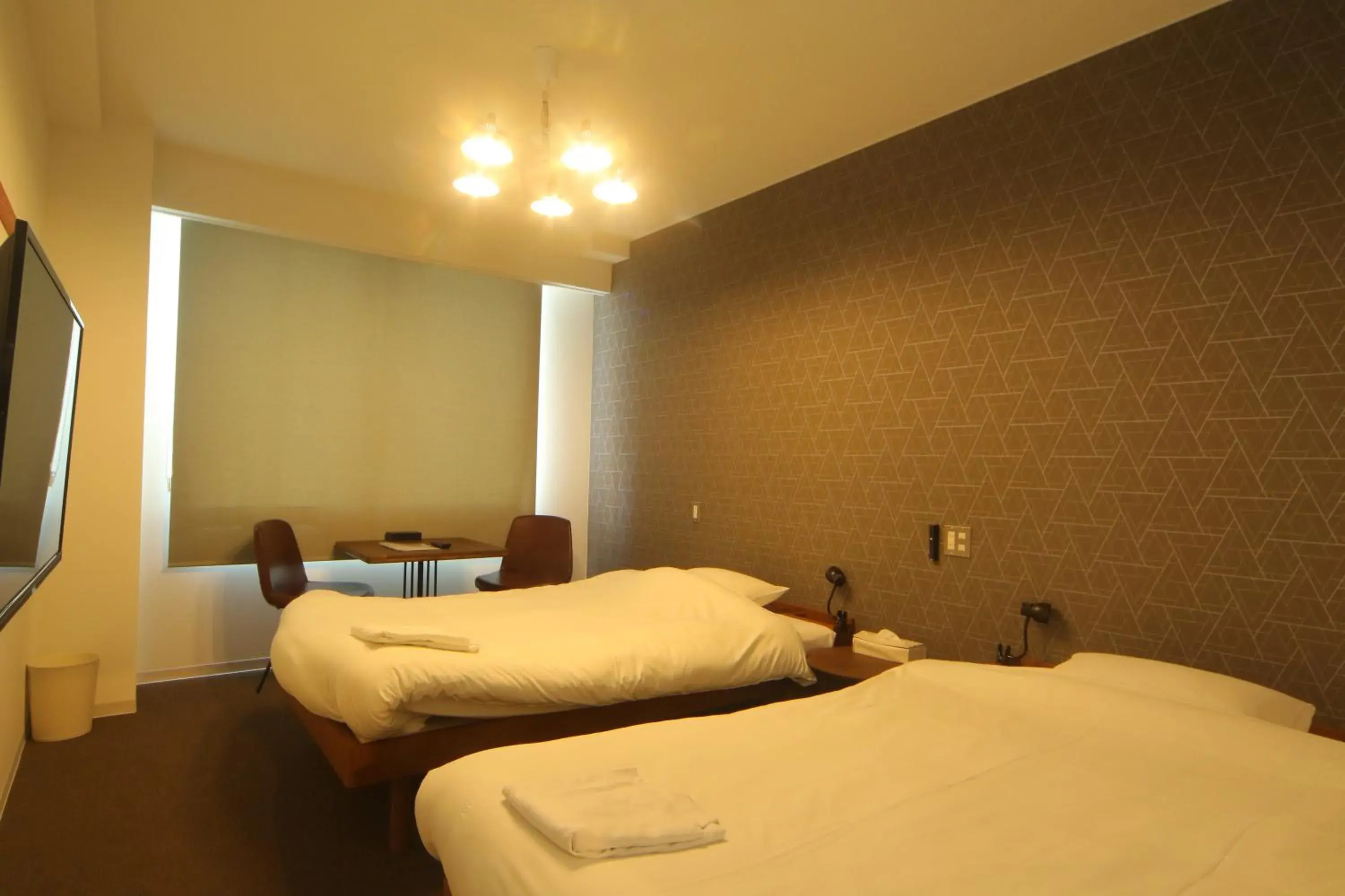 Bedroom, Bed in Tabist fami THE GREEN OTARU Bedroom, Bed in Tabist fami THE GREEN OTARU