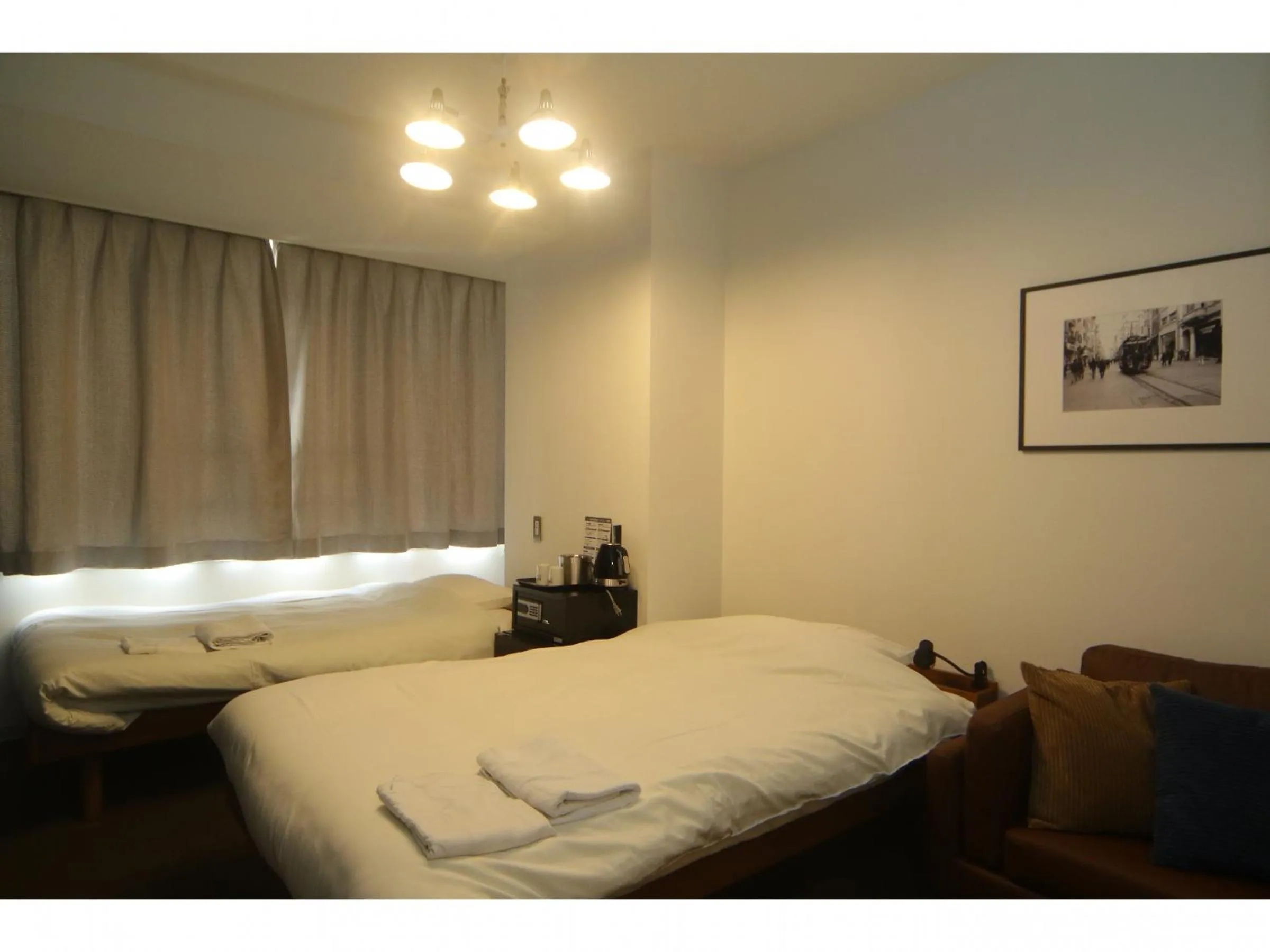 Bed in Tabist fami THE GREEN OTARU