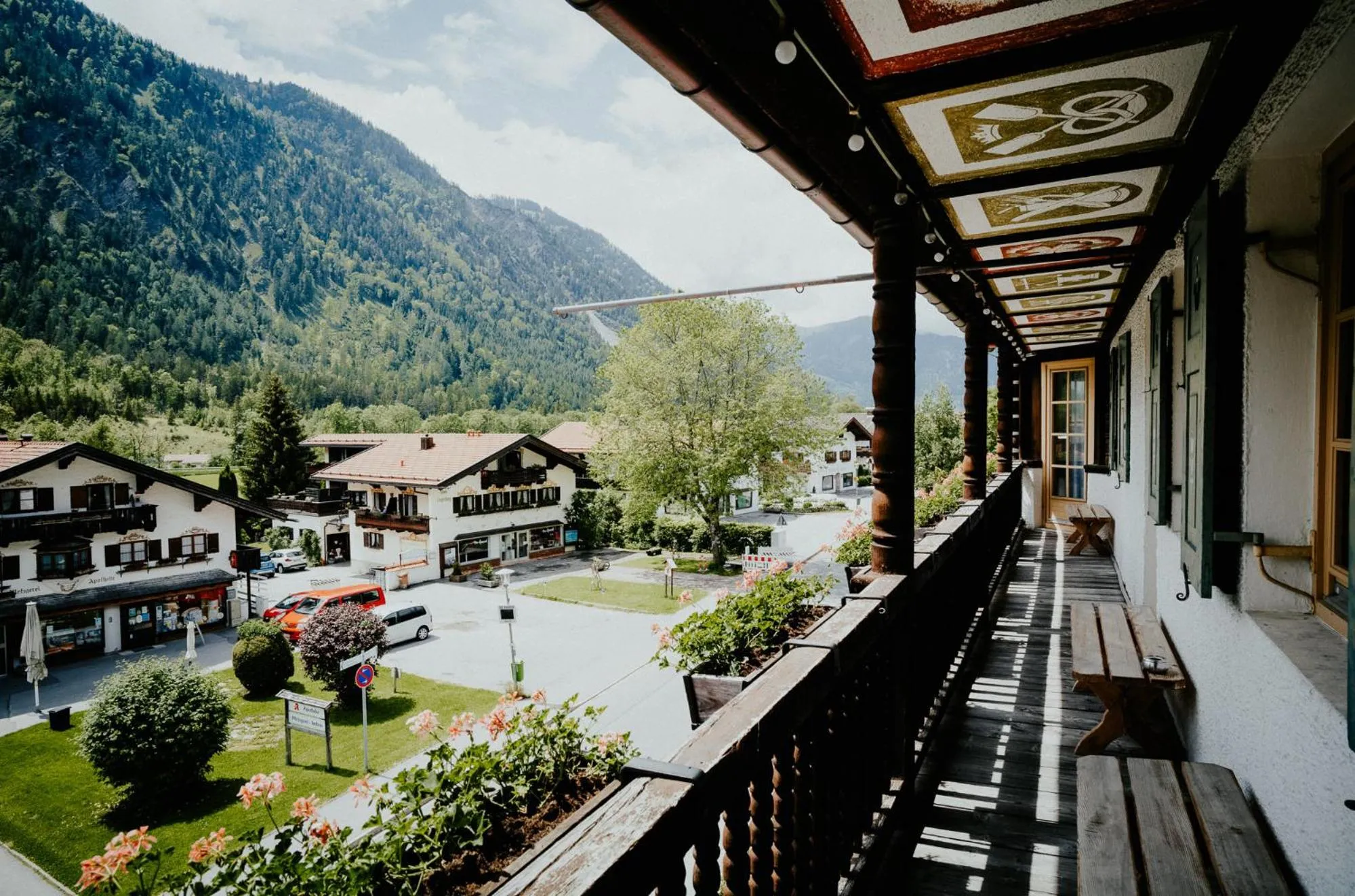 Balcony/Terrace in Alpenrose Bayrischzell Hotel