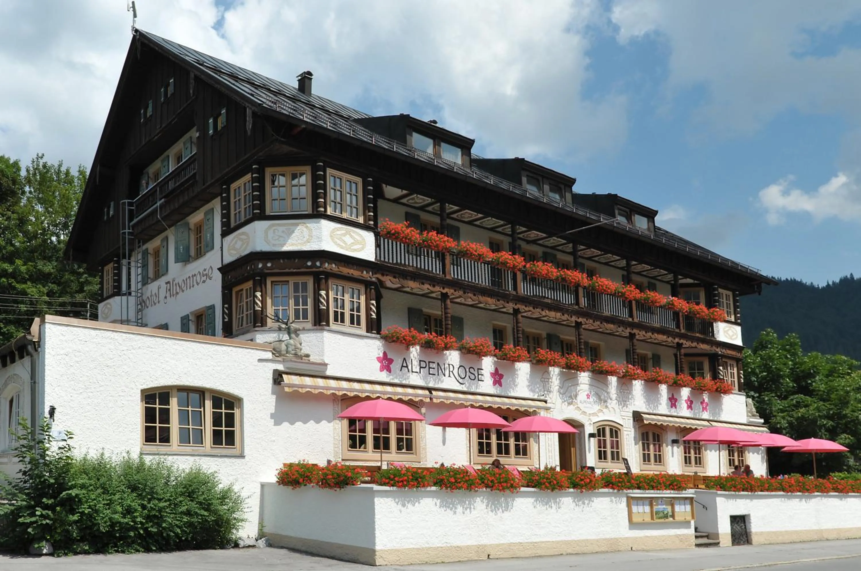 Property building in Alpenrose Bayrischzell Hotel
