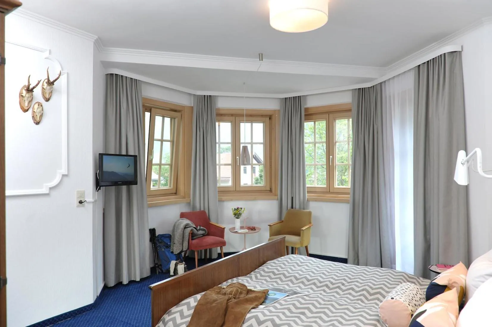 Day, Bed in Alpenrose Bayrischzell Hotel