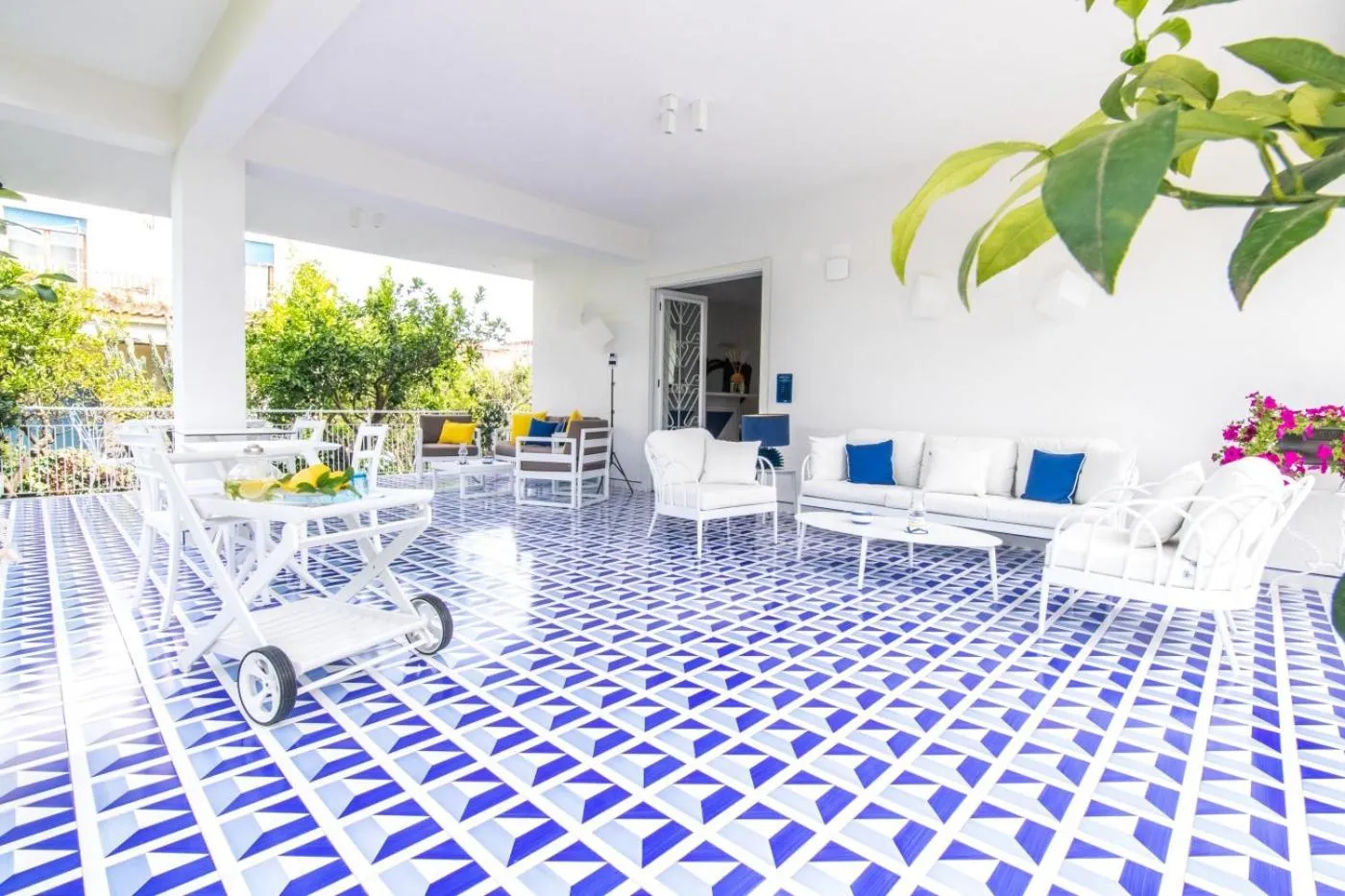 Patio in Villa Cettina Boutique Hotel