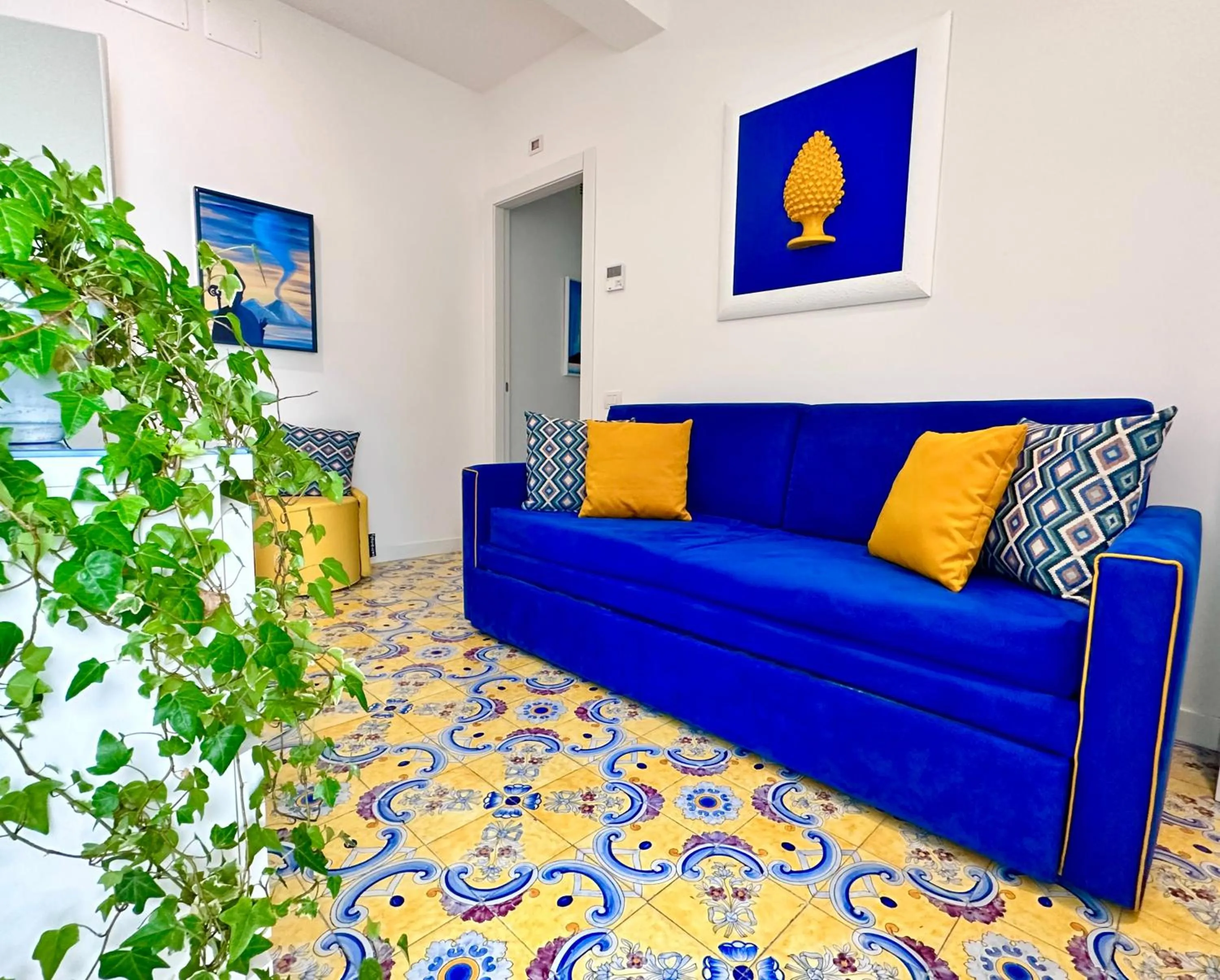 Living room in Villa Cettina Boutique Hotel