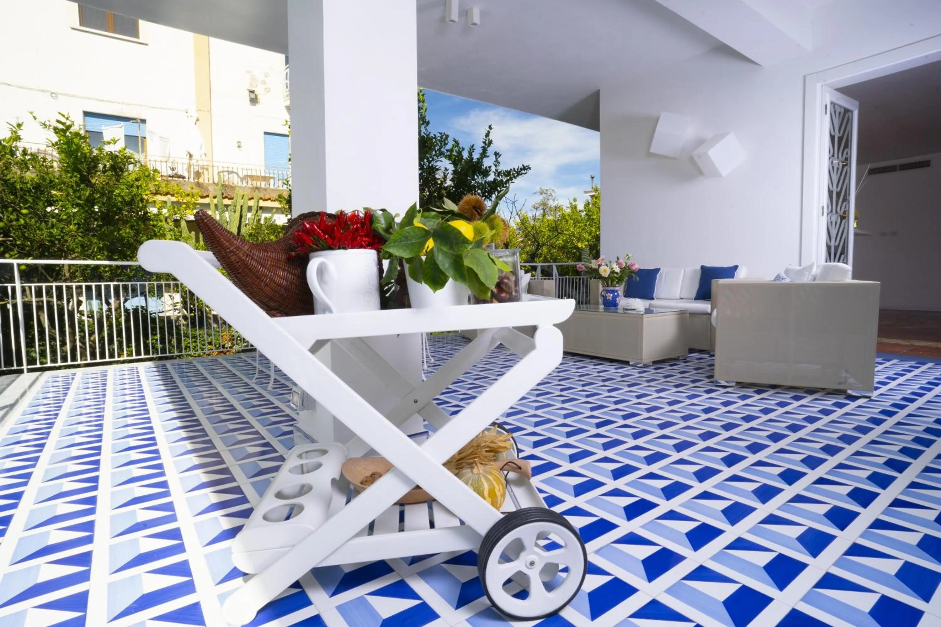 Patio in Villa Cettina Boutique Hotel