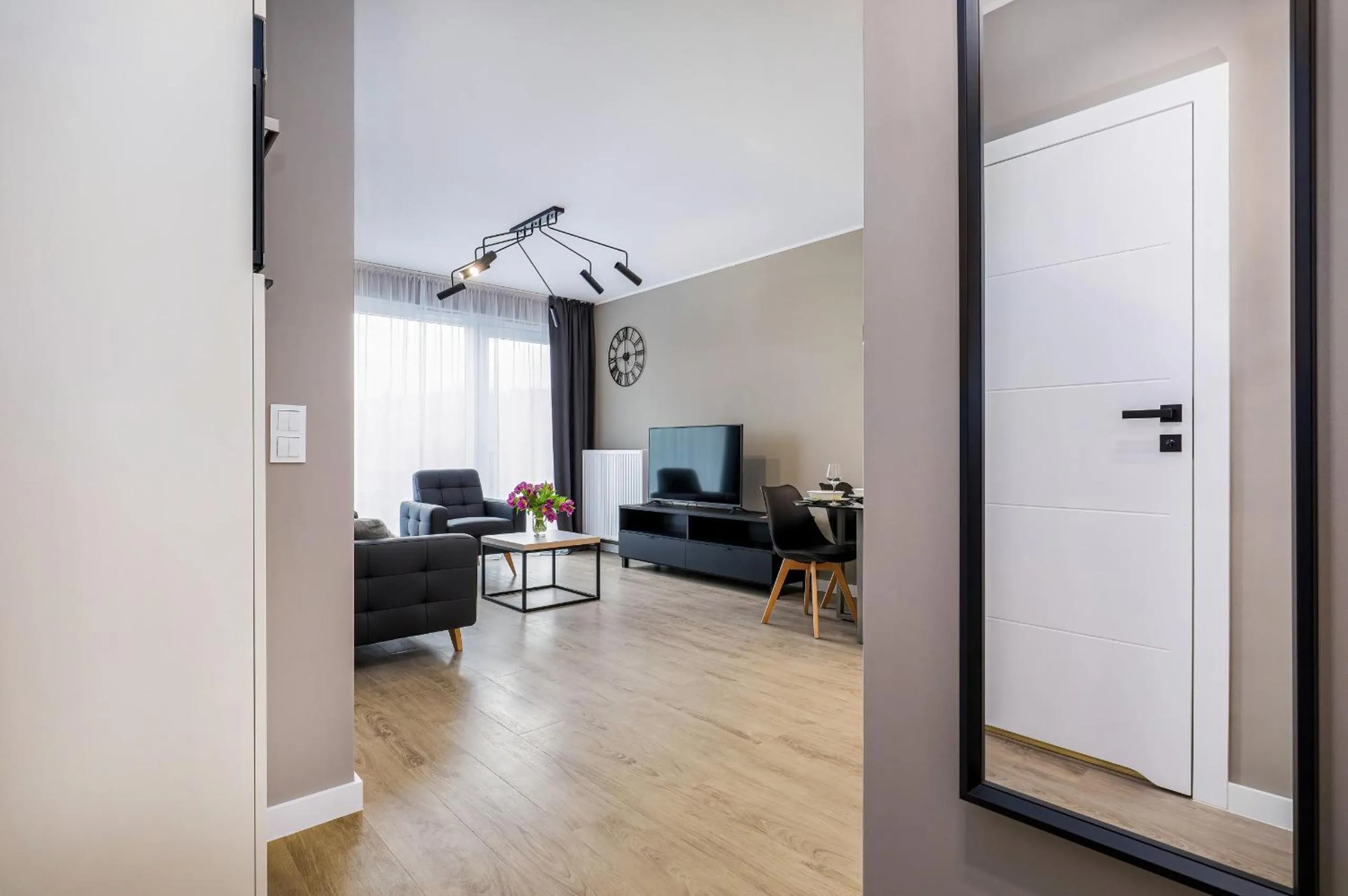 Floor plan in Modern City Center Apartments by Noclegi Renters