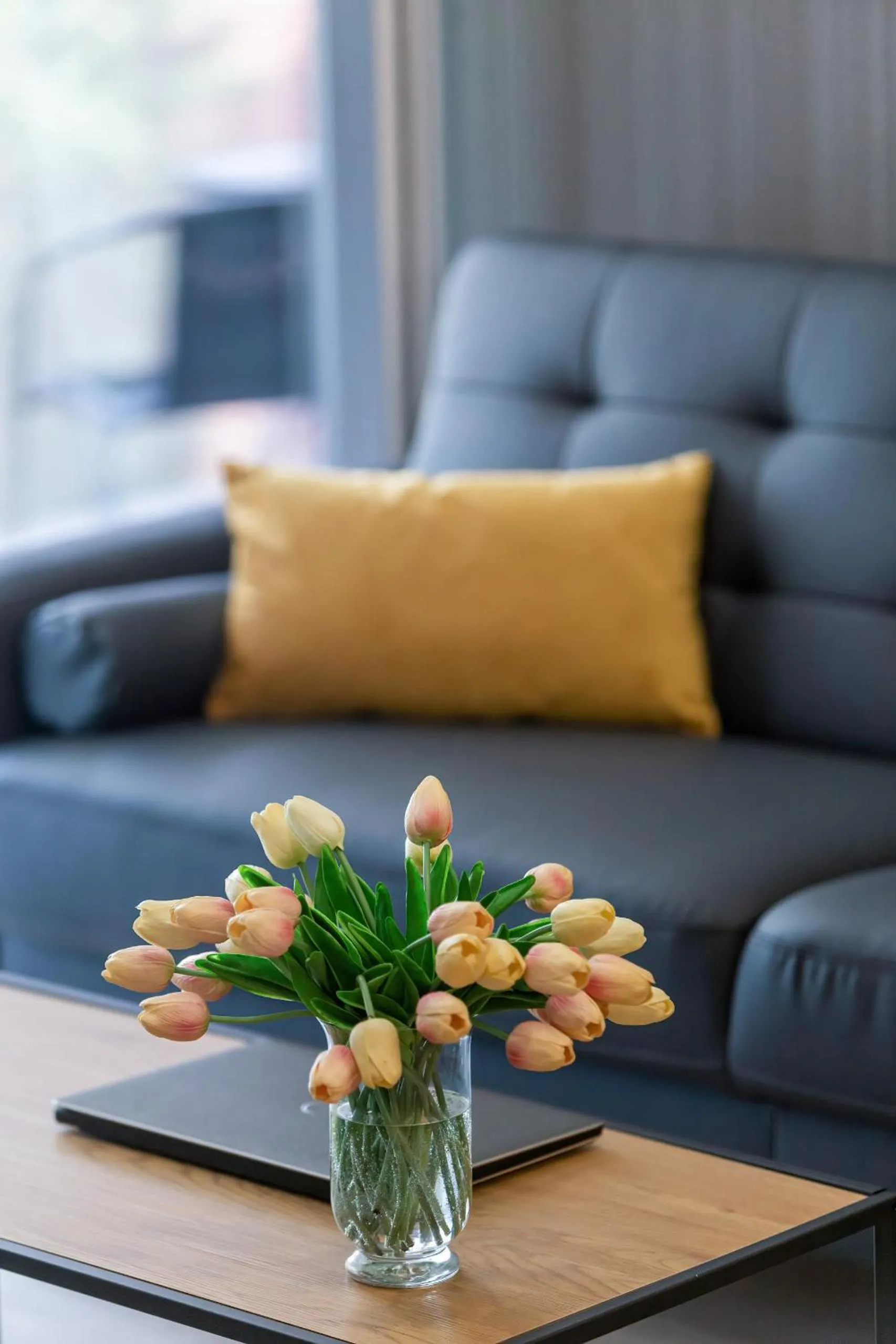 Decorative detail in Modern City Center Apartments by Noclegi Renters