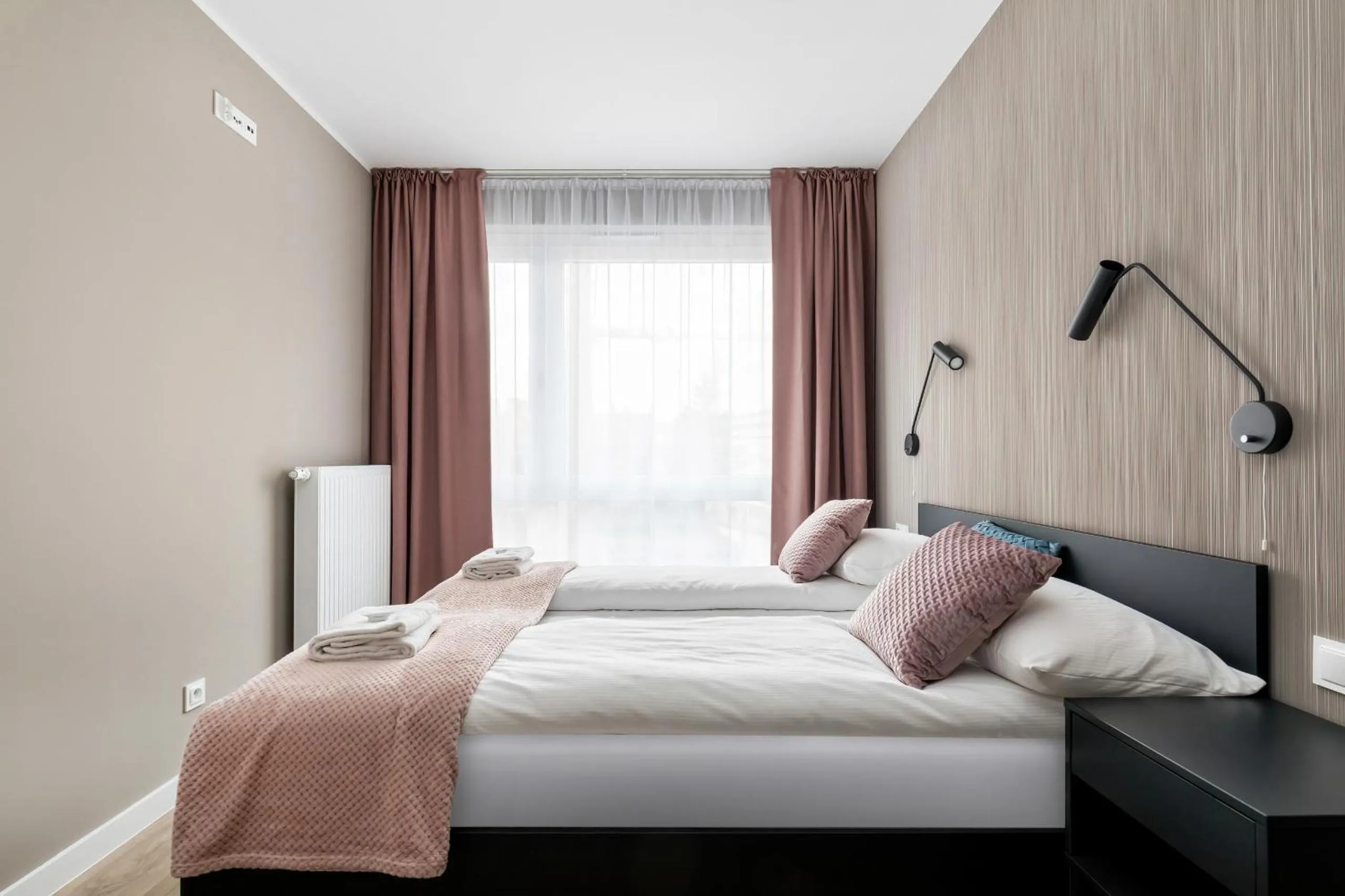 Bedroom, Bed in Modern City Center Apartments by Noclegi Renters