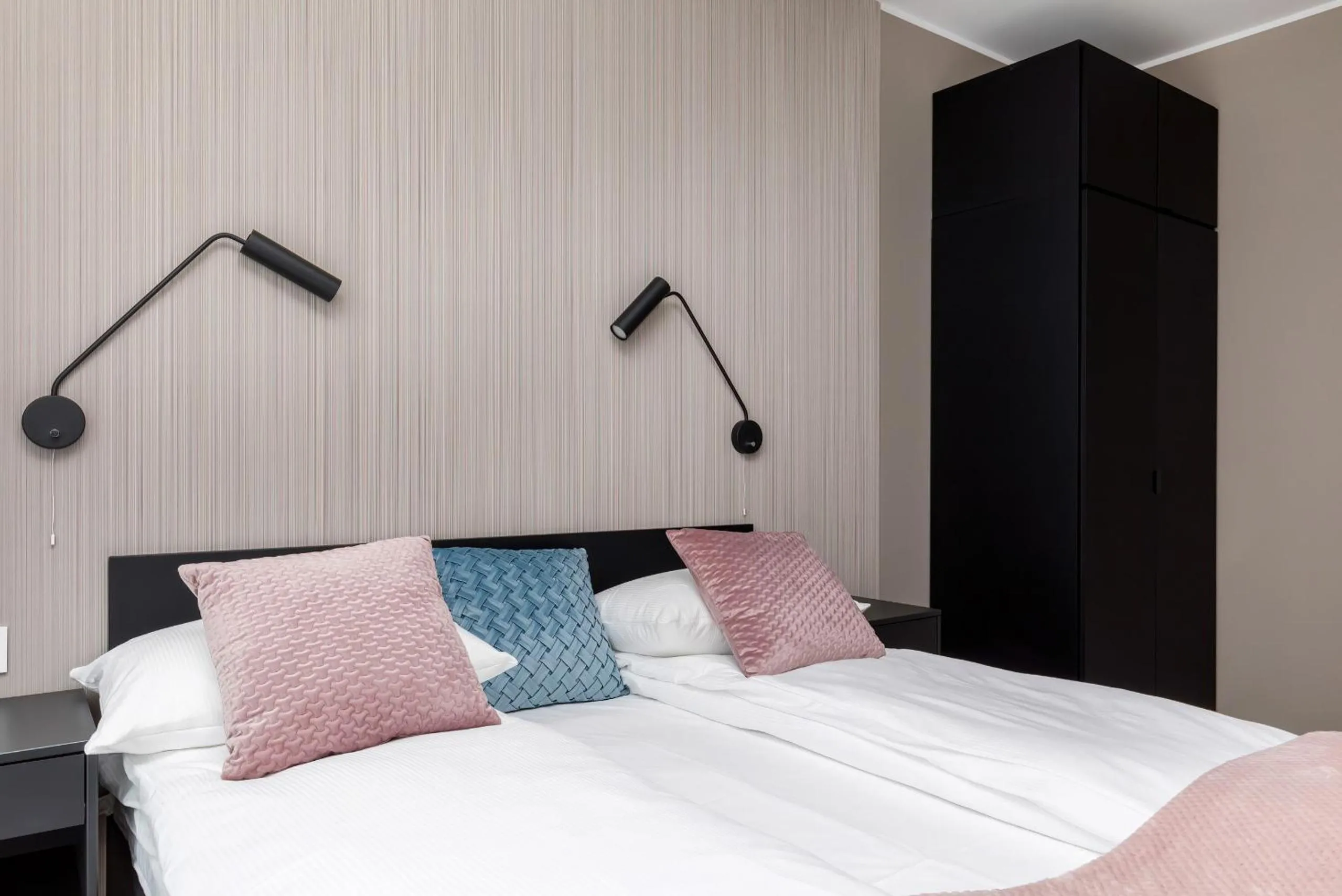 Bedroom, Bed in Modern City Center Apartments by Noclegi Renters