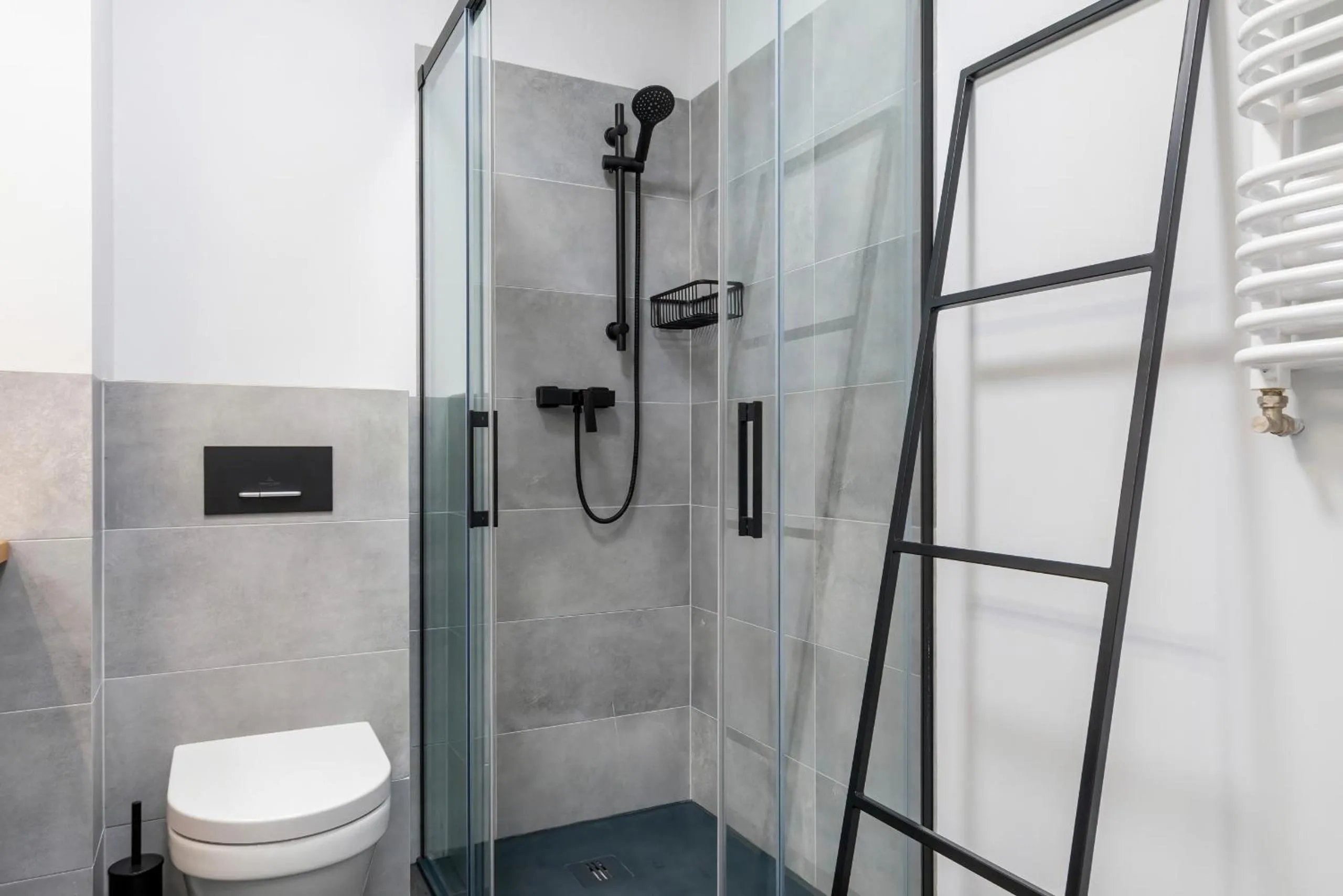 Bathroom in Modern City Center Apartments by Noclegi Renters