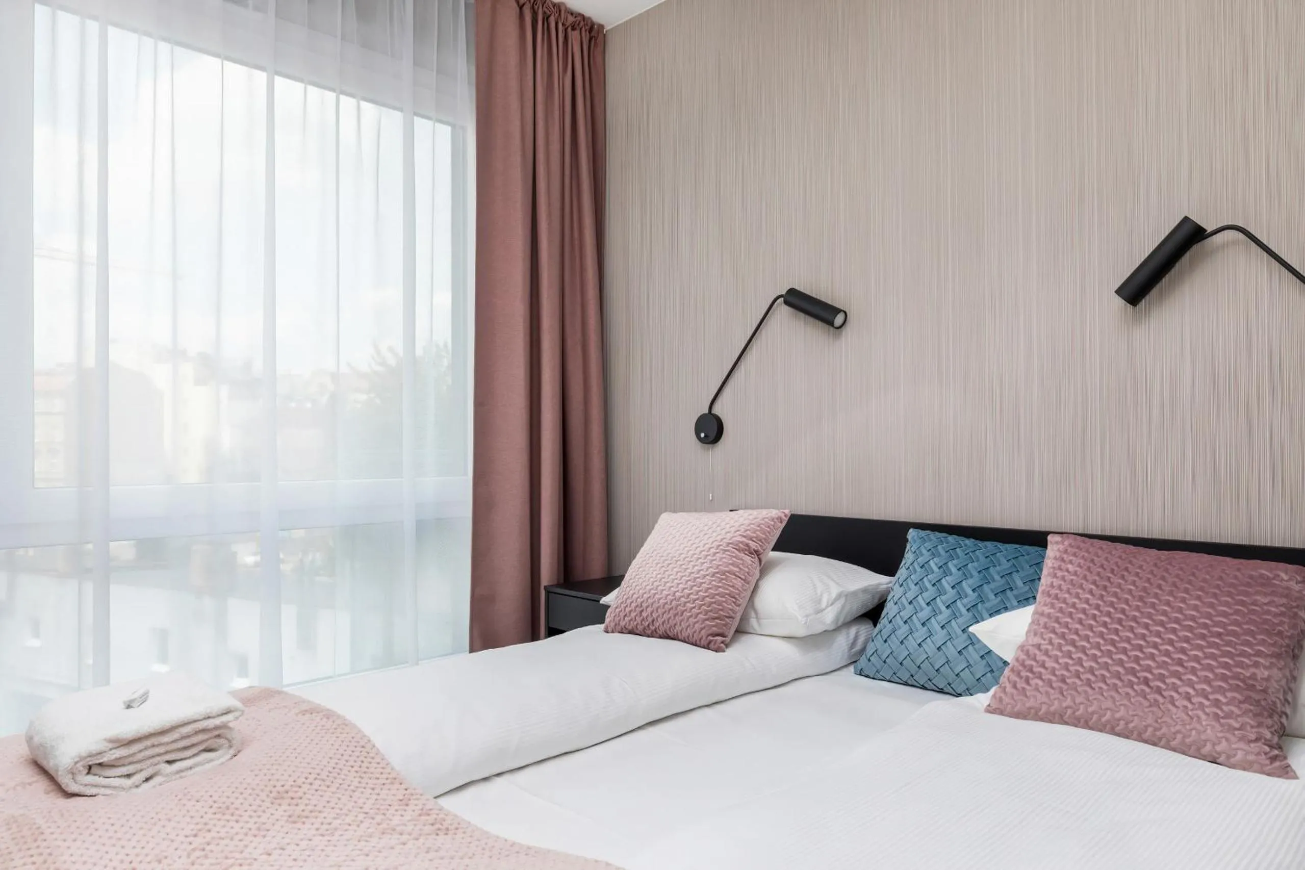 Bedroom, Bed in Modern City Center Apartments by Noclegi Renters