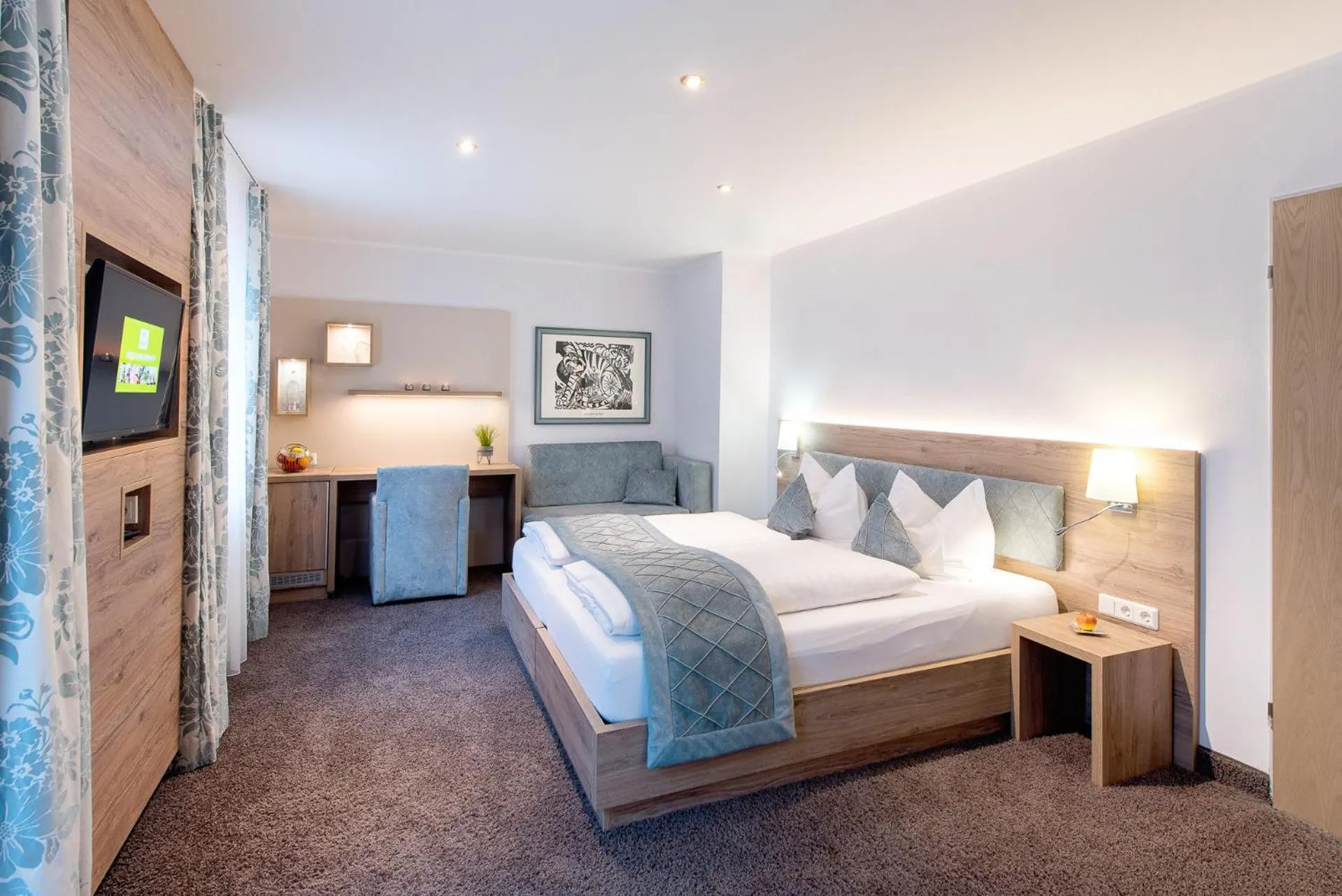 Bed in Hotel-Restaurant Birkenhof