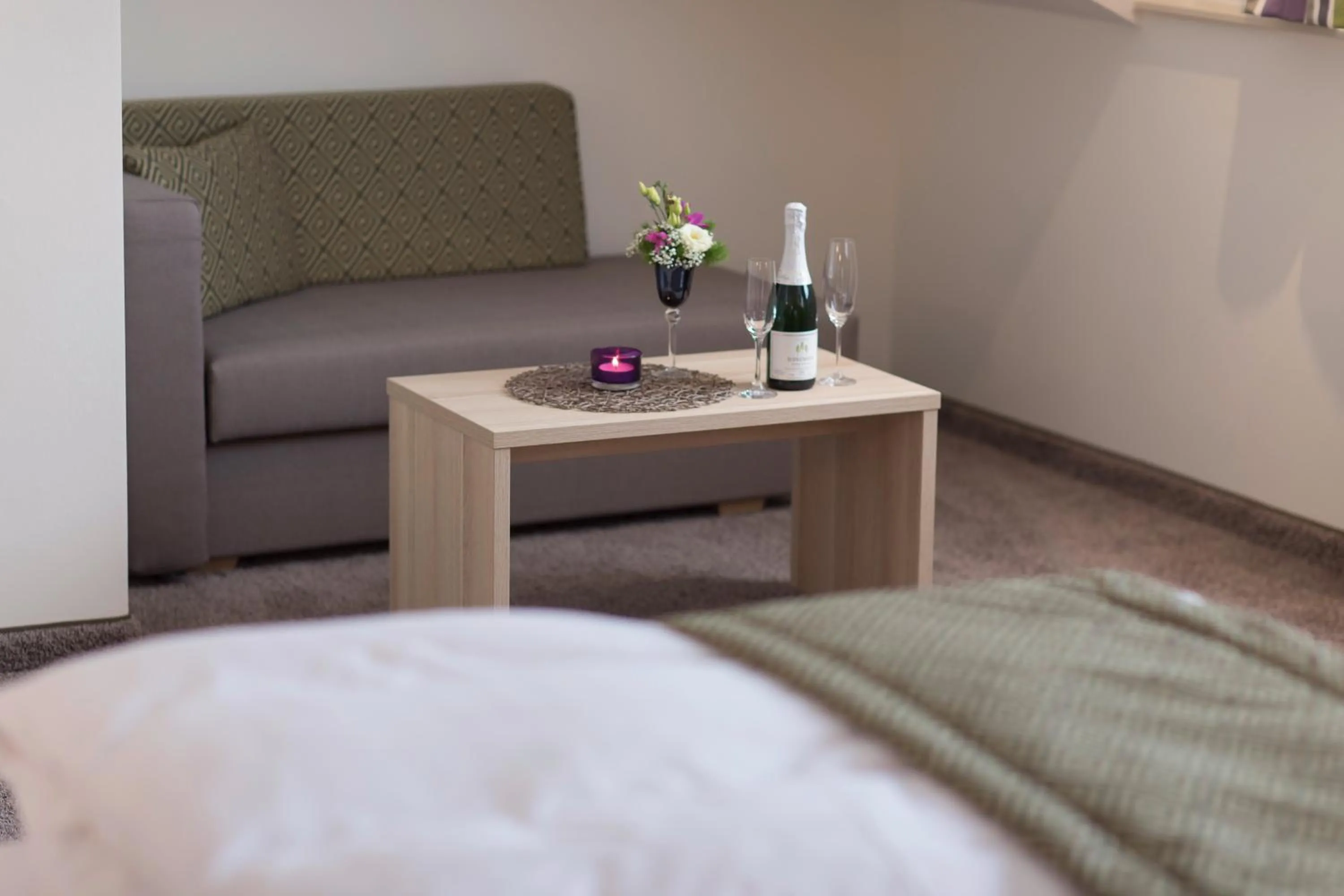 Alcoholic drinks, Bed in Hotel-Restaurant Birkenhof