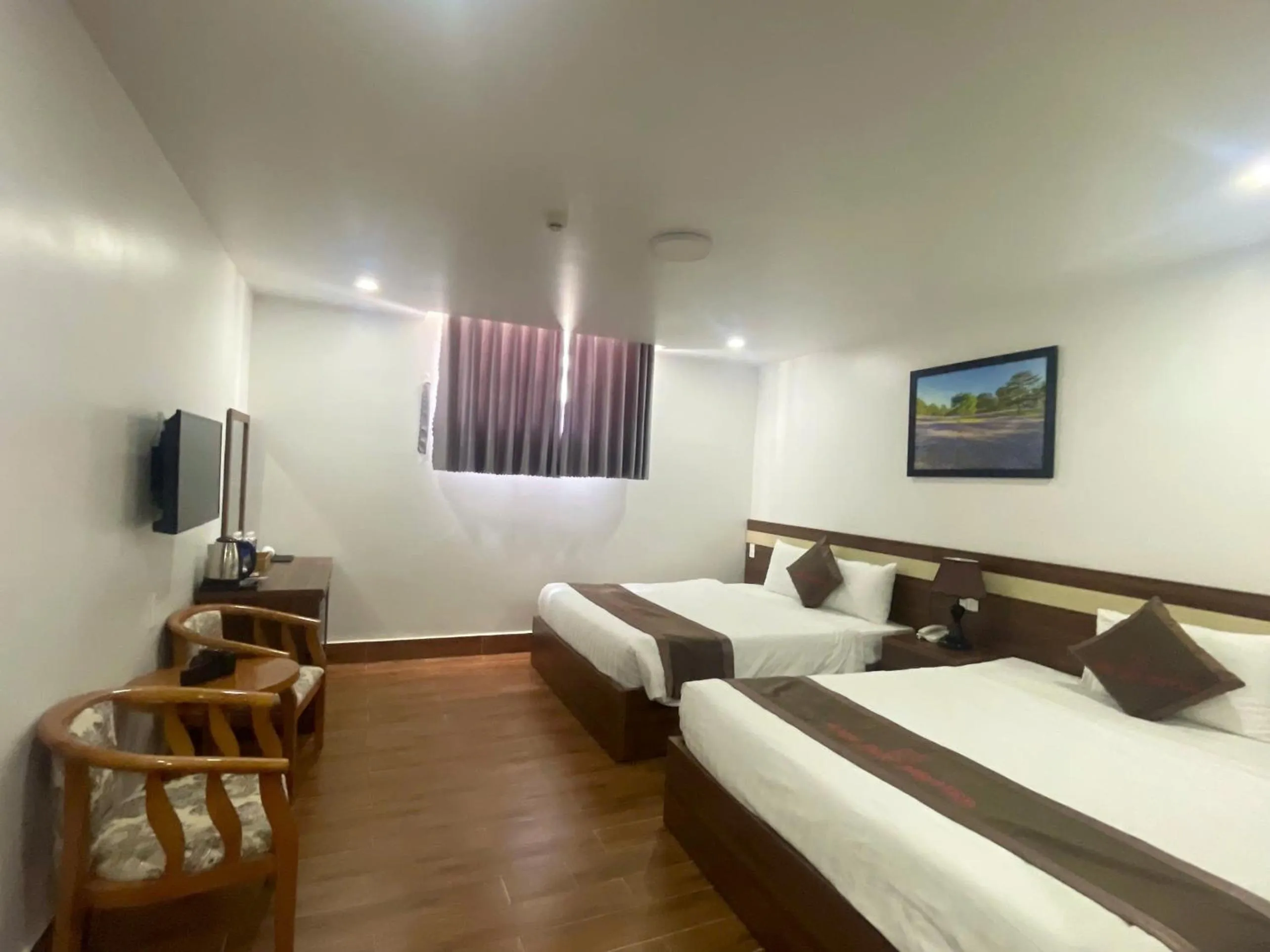 Bed in Anh Duc Hotel Da Lat