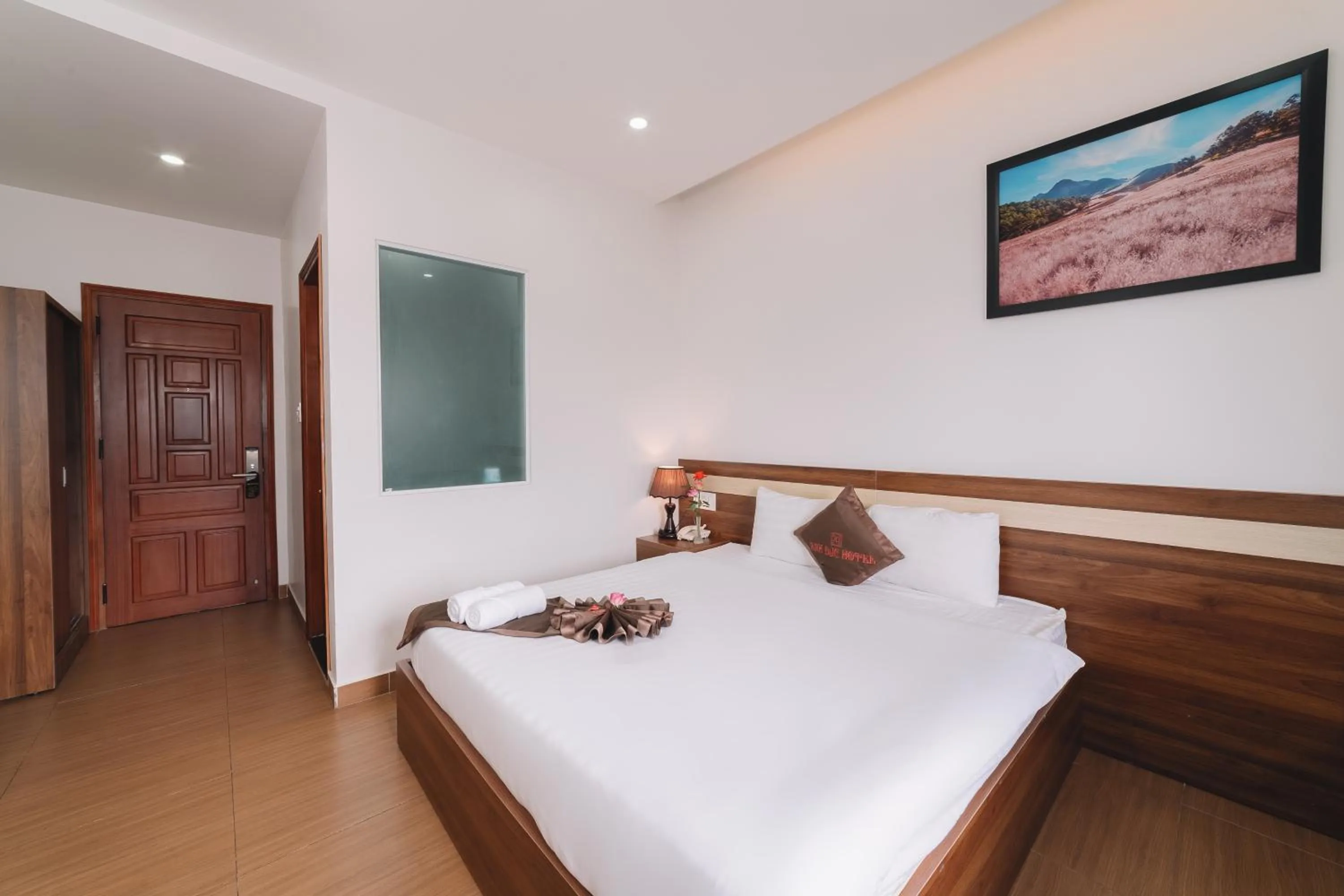 Bed in Anh Duc Hotel Da Lat