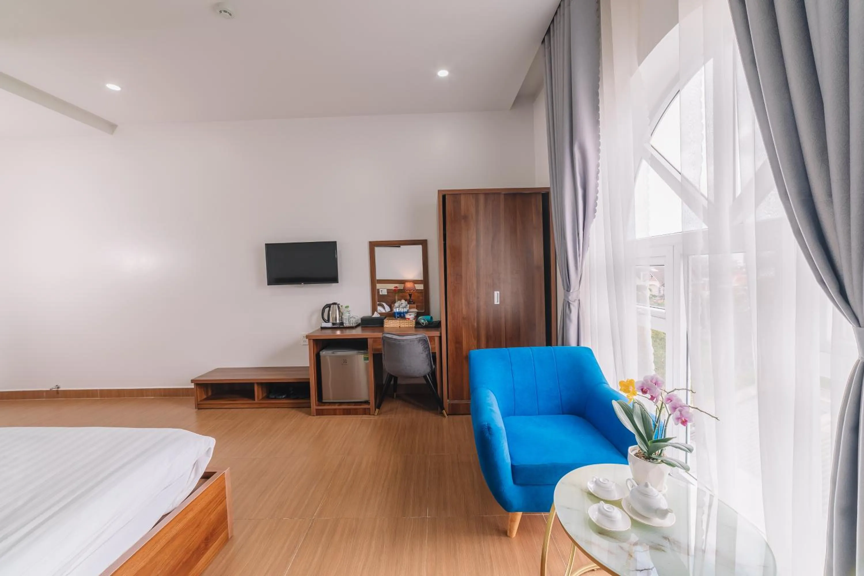 Bed in Anh Duc Hotel Da Lat