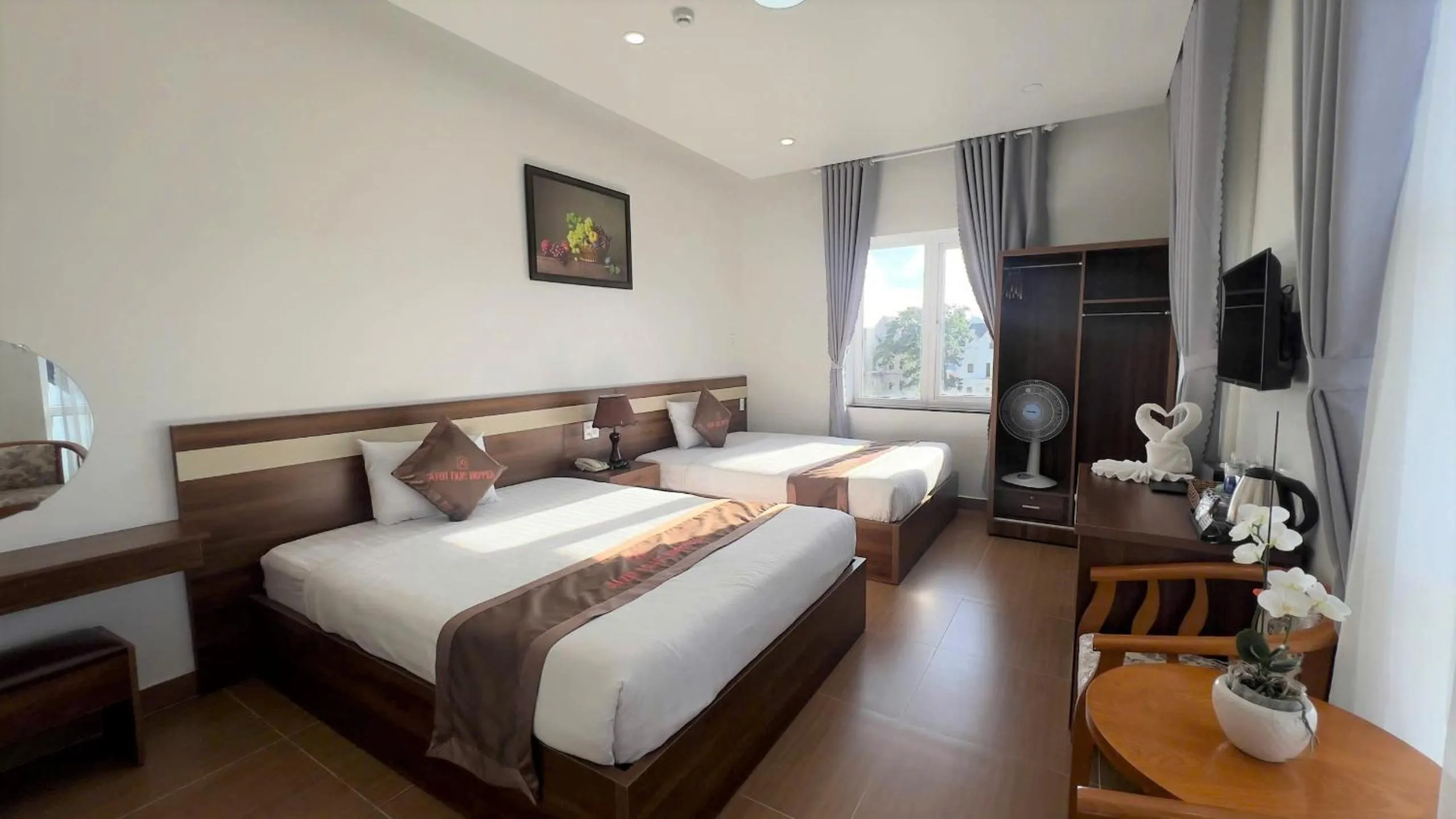 Bedroom, Bed in Anh Duc Hotel Da Lat