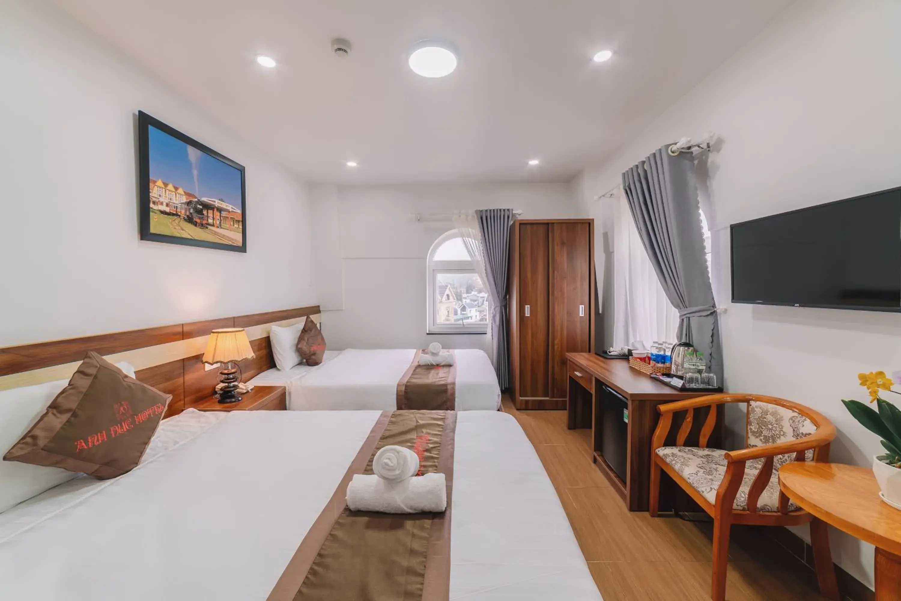 Deluxe Twin Room in Anh Duc Hotel Da Lat Deluxe Twin Room in Anh Duc Hotel Da Lat