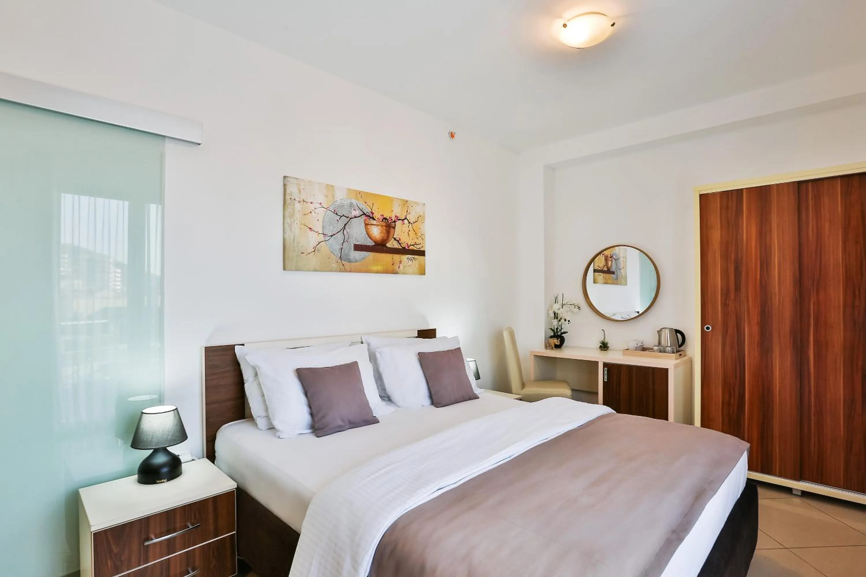 Bedroom, Bed in Hotel La mer