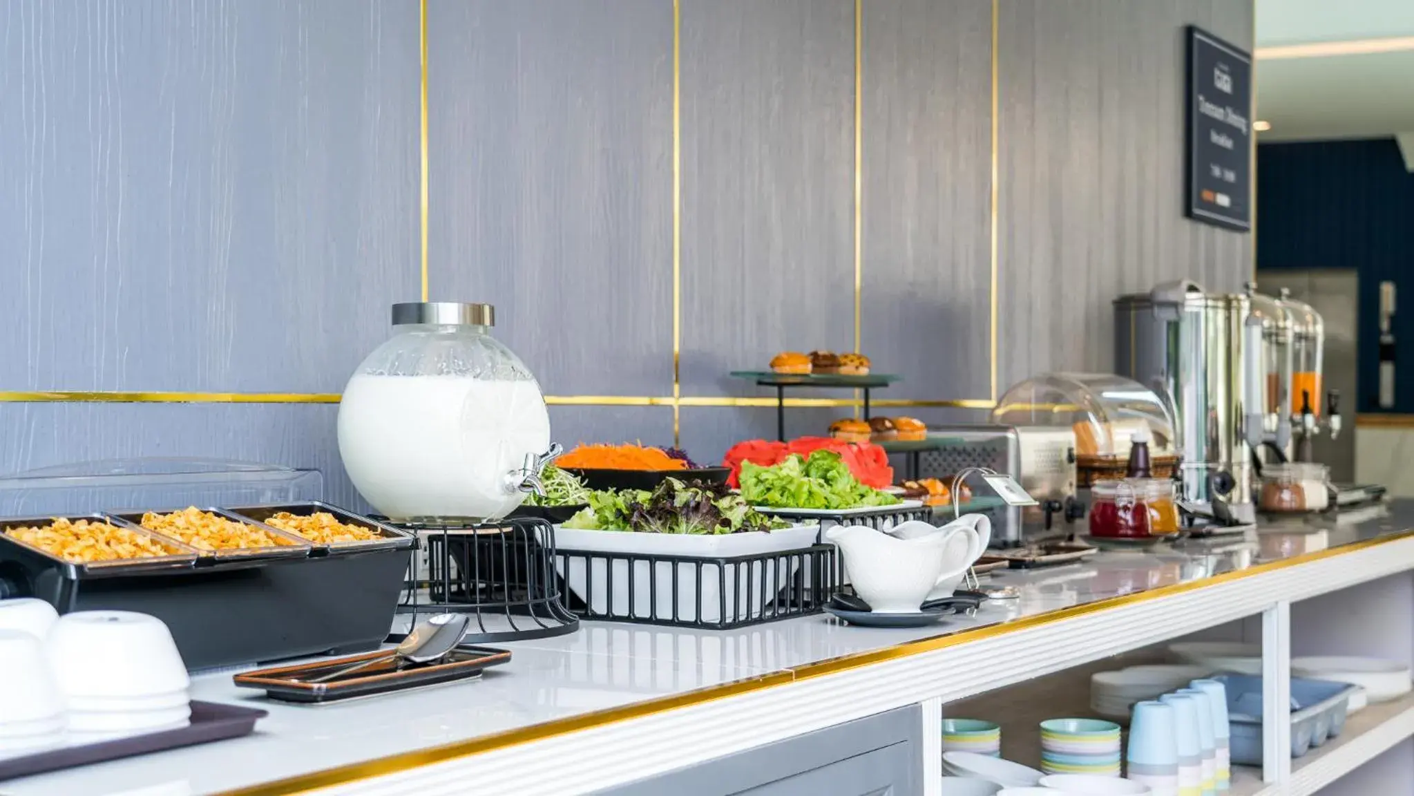 Buffet breakfast in Tree Tara hotel Buffet breakfast in Tree Tara hotel