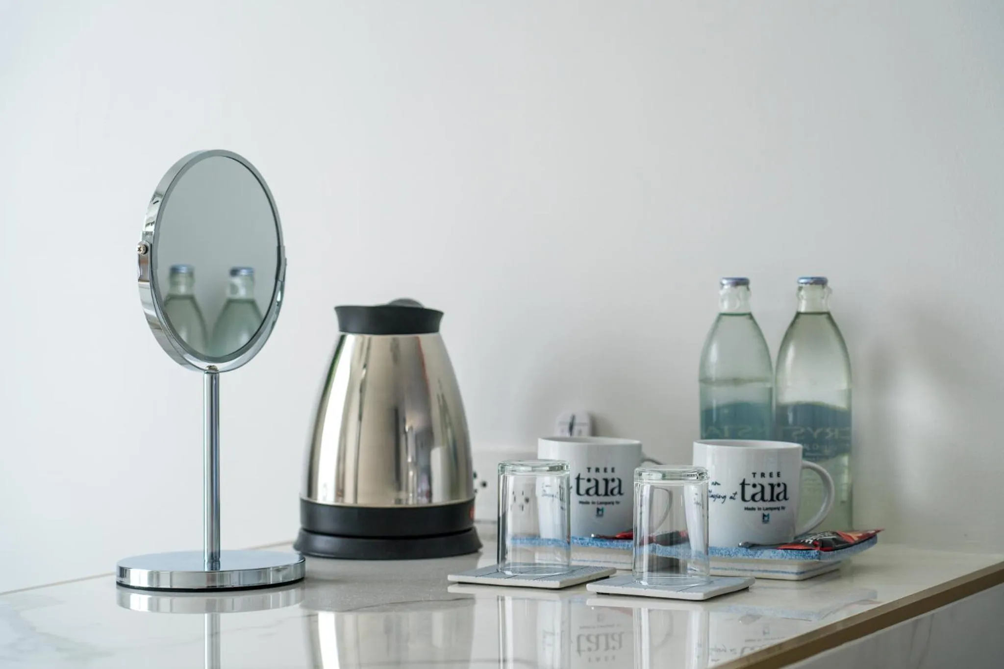 Coffee/tea facilities in Tree Tara hotel