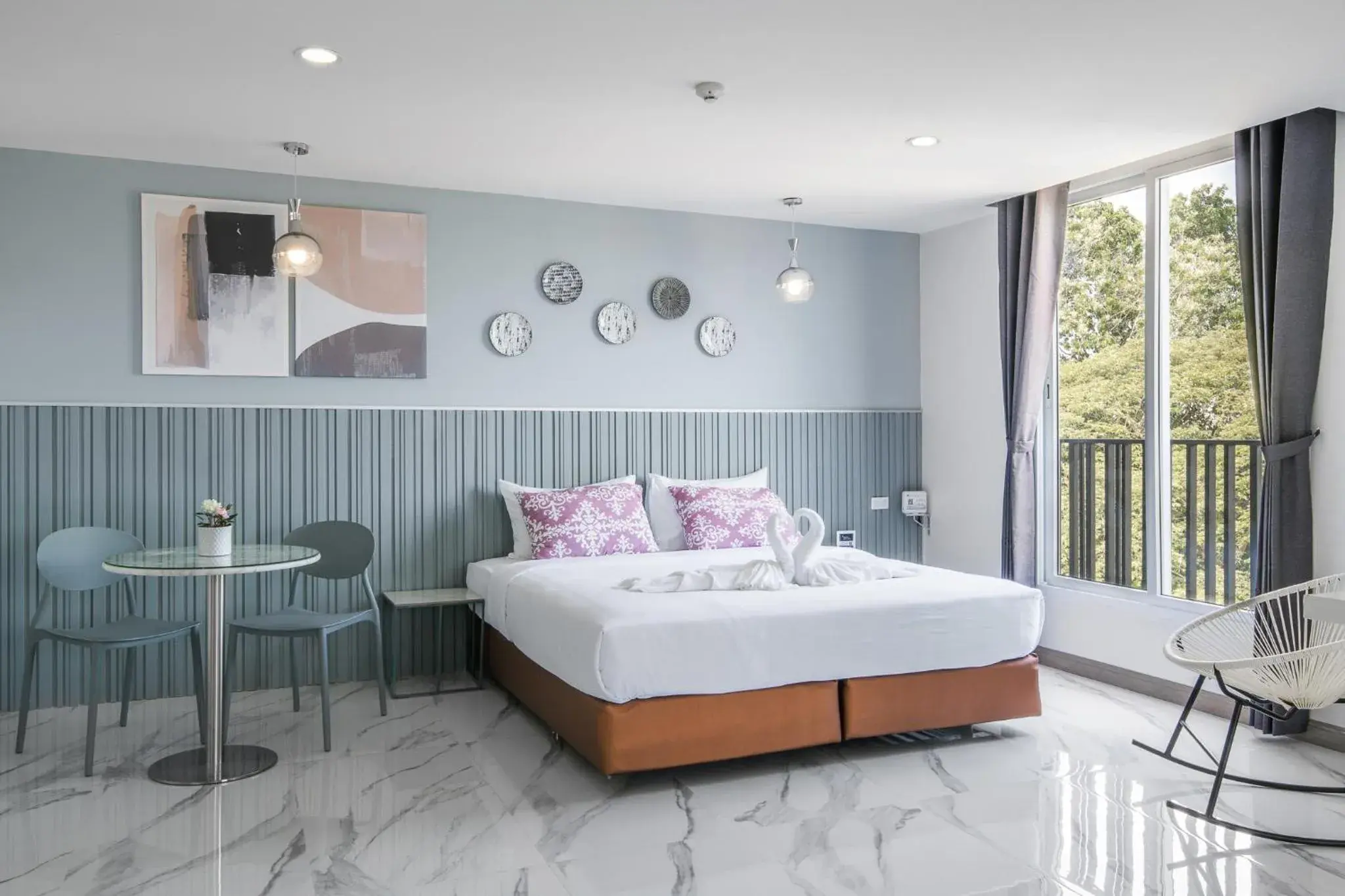 Garden view, Bed in Tree Tara hotel Garden view, Bed in Tree Tara hotel