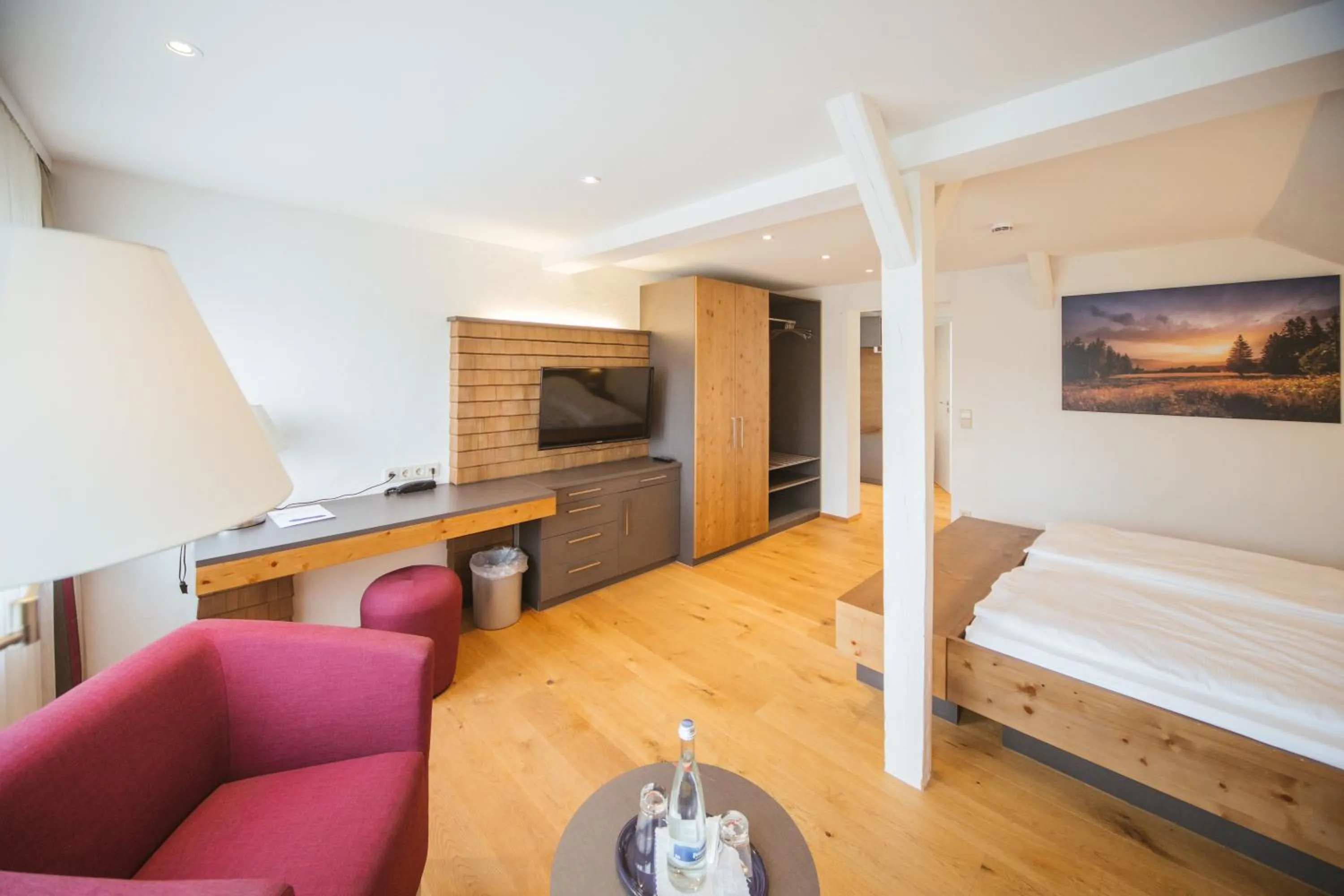 Living room, Bed in Hotel Waldeck mit Restaurant "Florian'S"