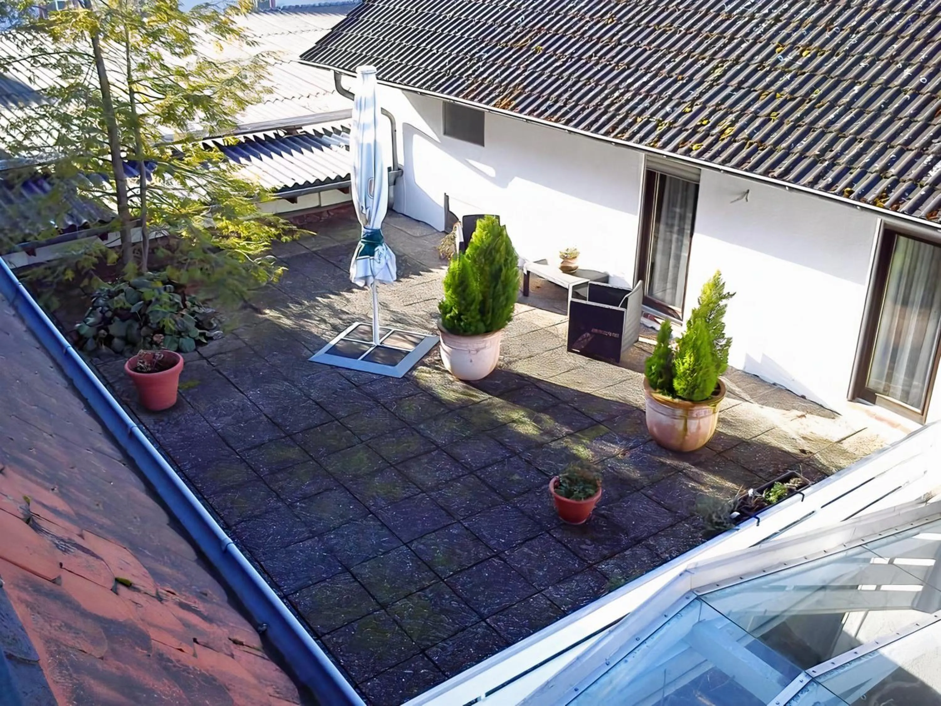 Balcony/Terrace in Hotel Burg Breuberg