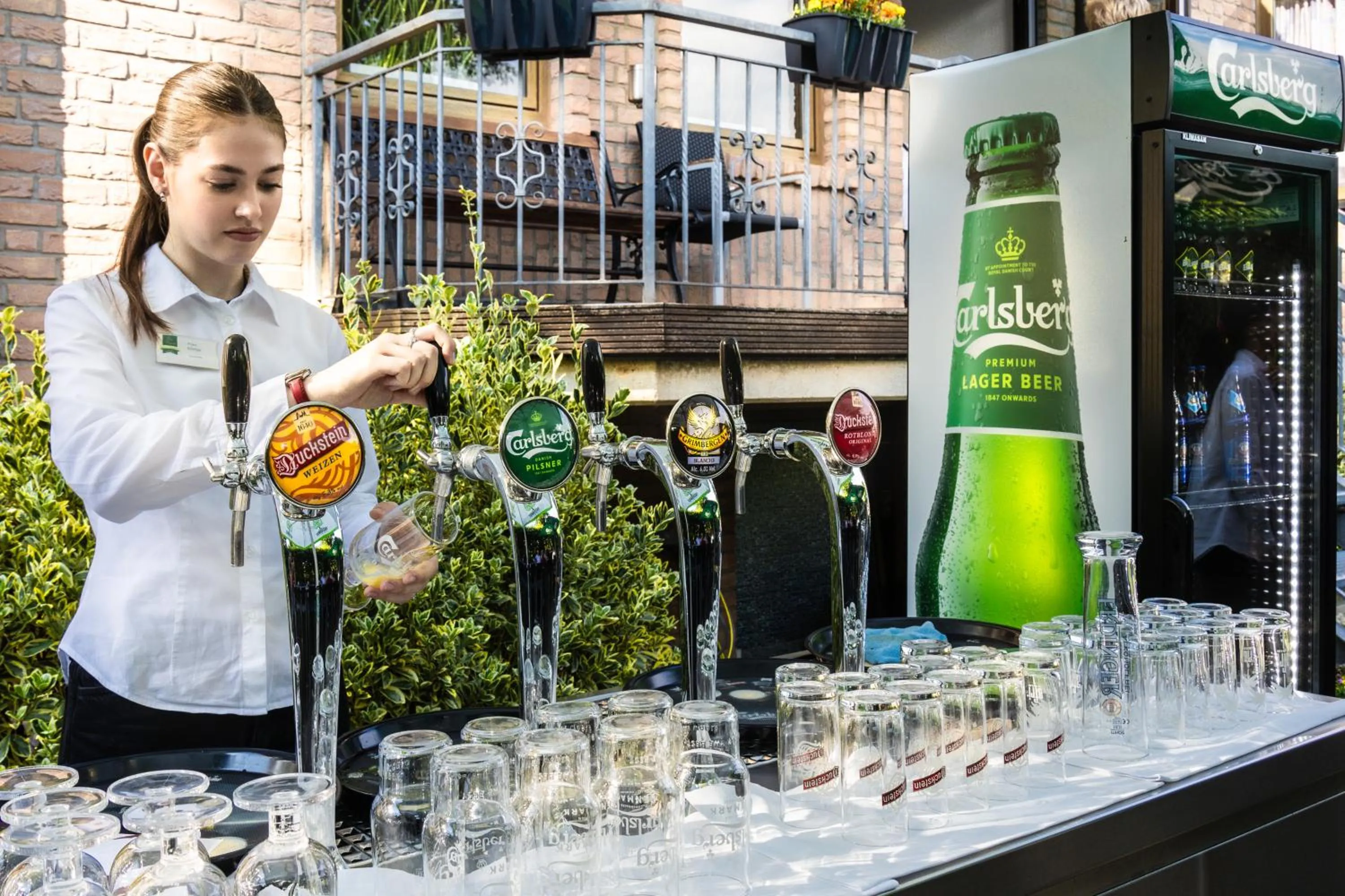 Balcony/Terrace in Sport- und Tagungshotel De Poort