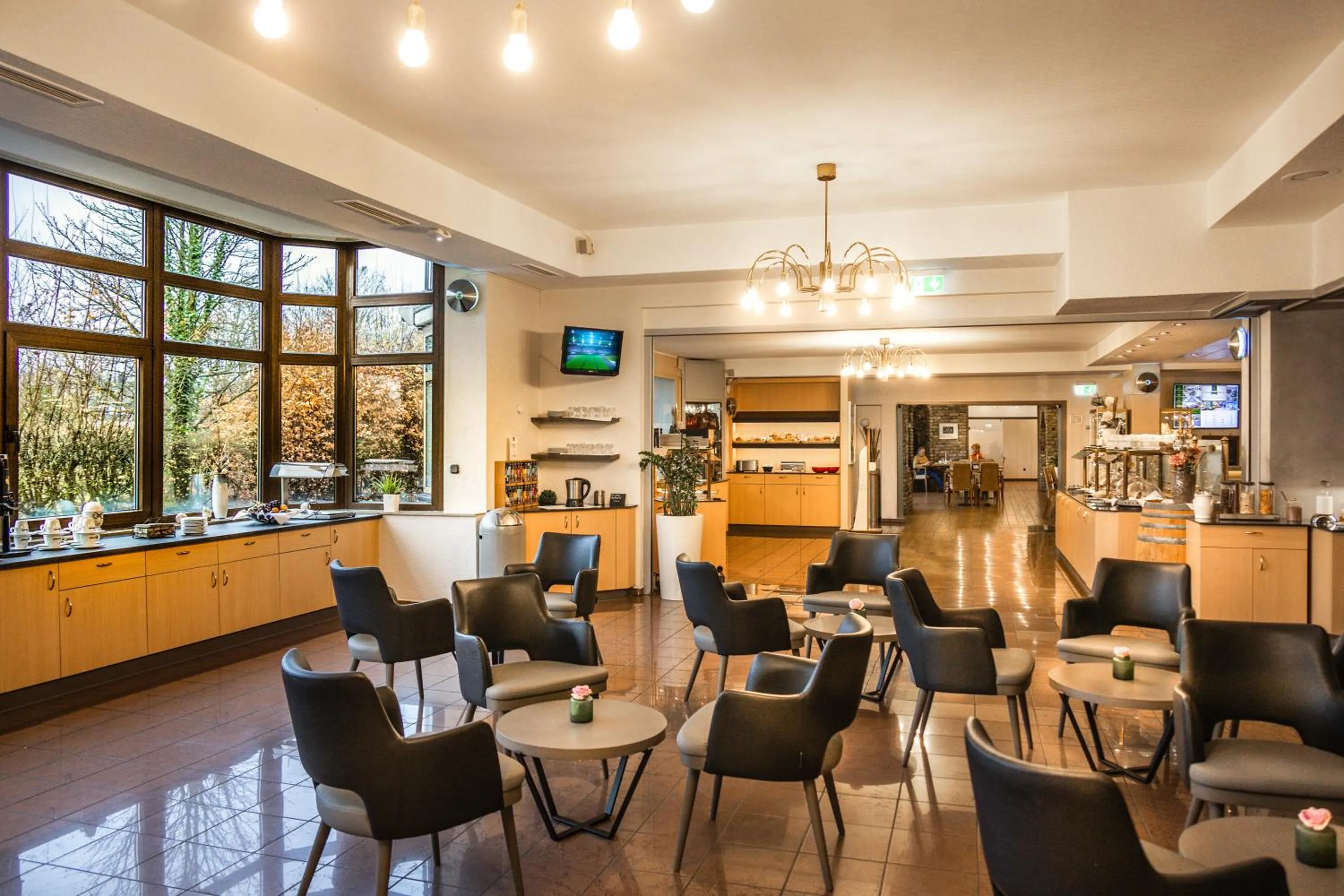 Lobby or reception in Sport- und Tagungshotel De Poort