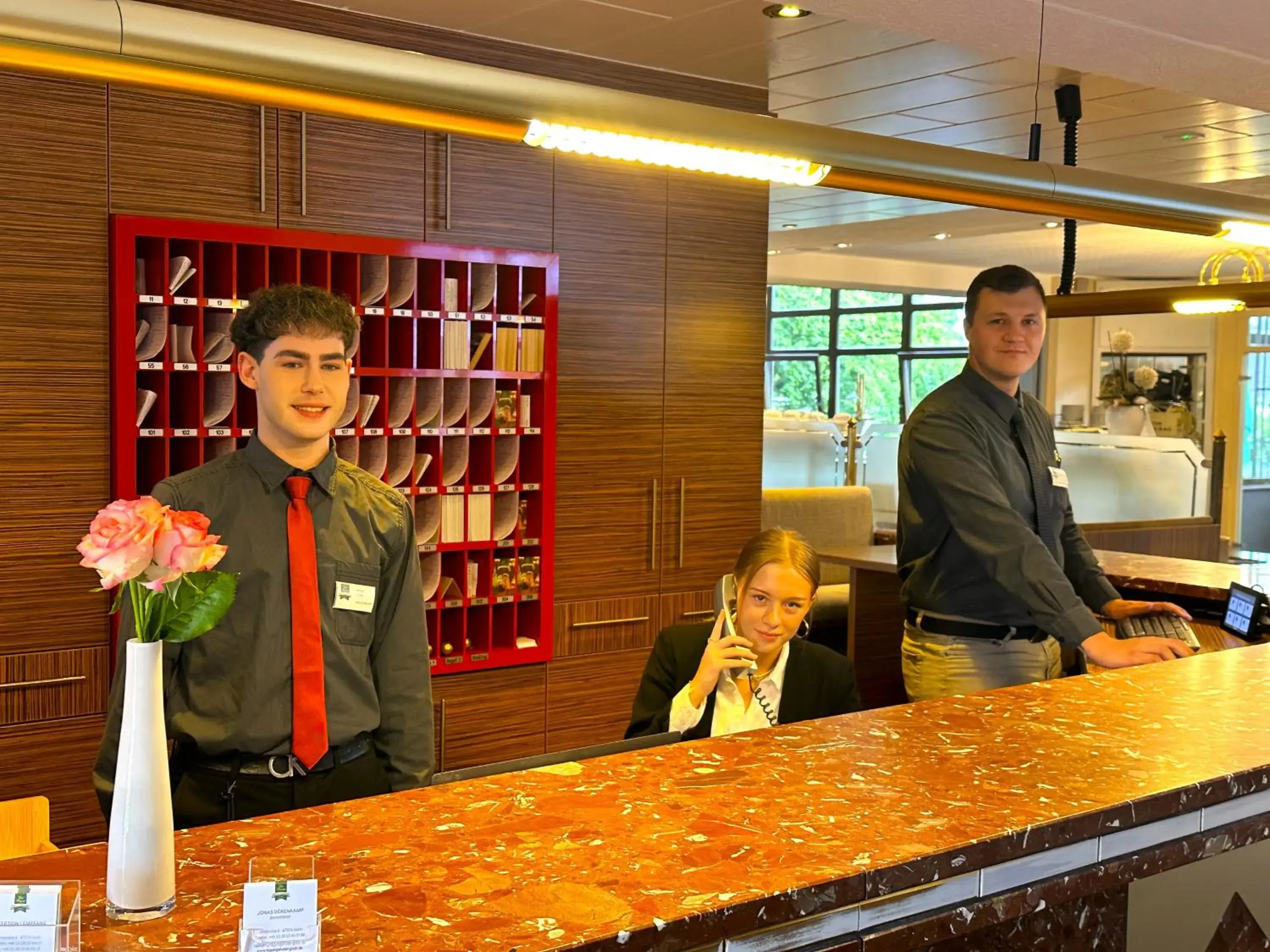 Lobby or reception in Sport- und Tagungshotel De Poort Lobby or reception in Sport- und Tagungshotel De Poort