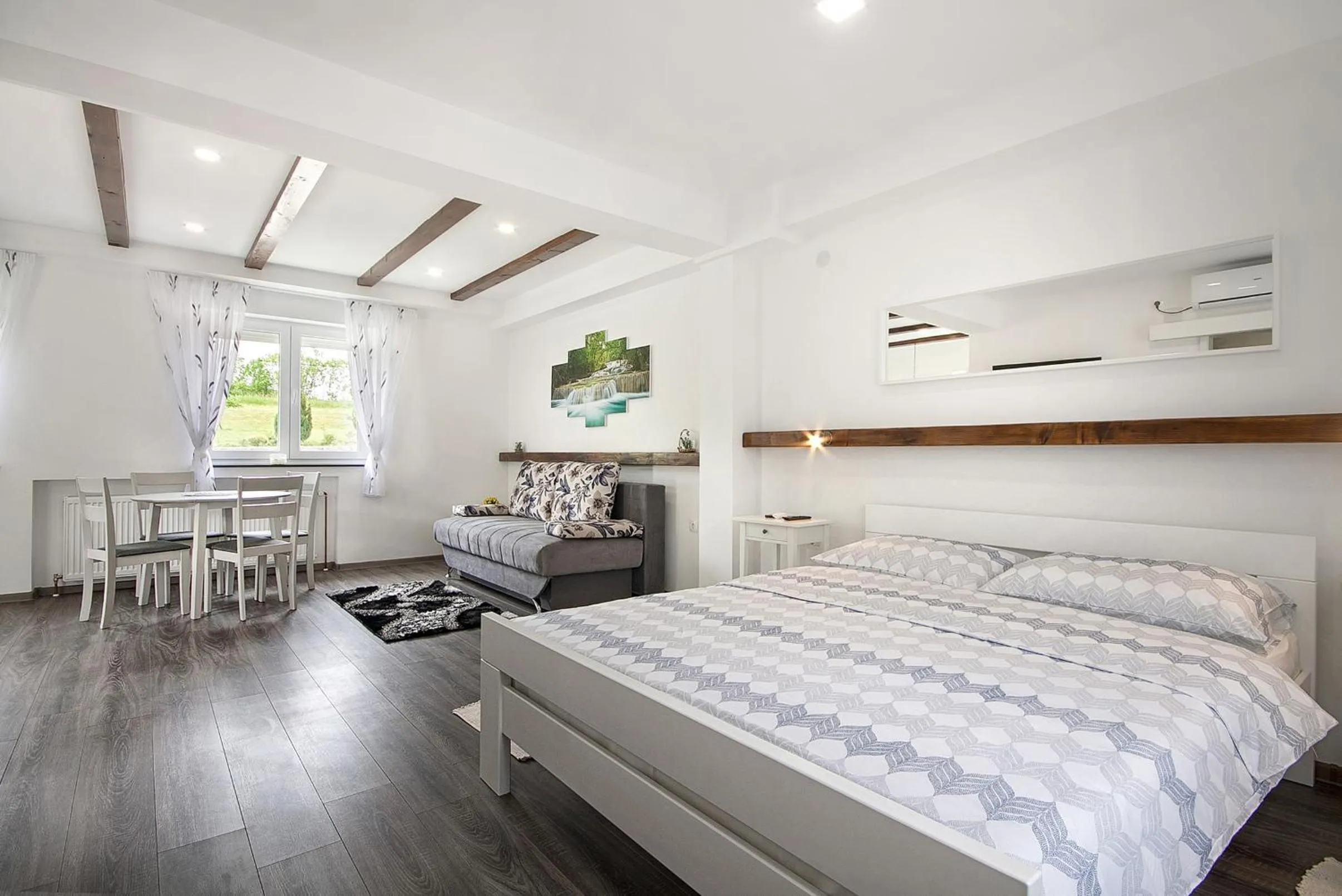 Bed in Studio apartments Kaya