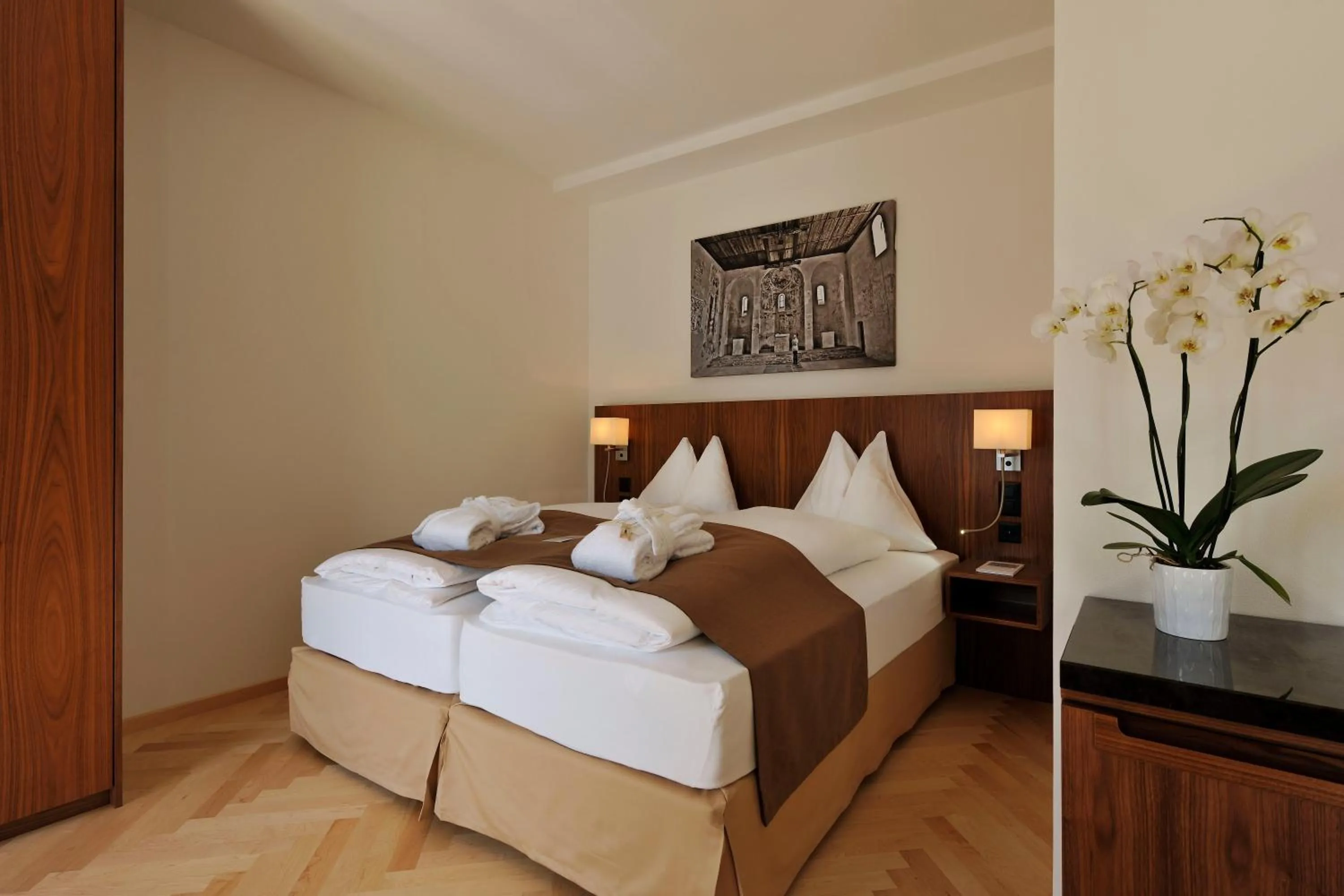 Bed in Waldhotel & SPA Davos - for body & soul