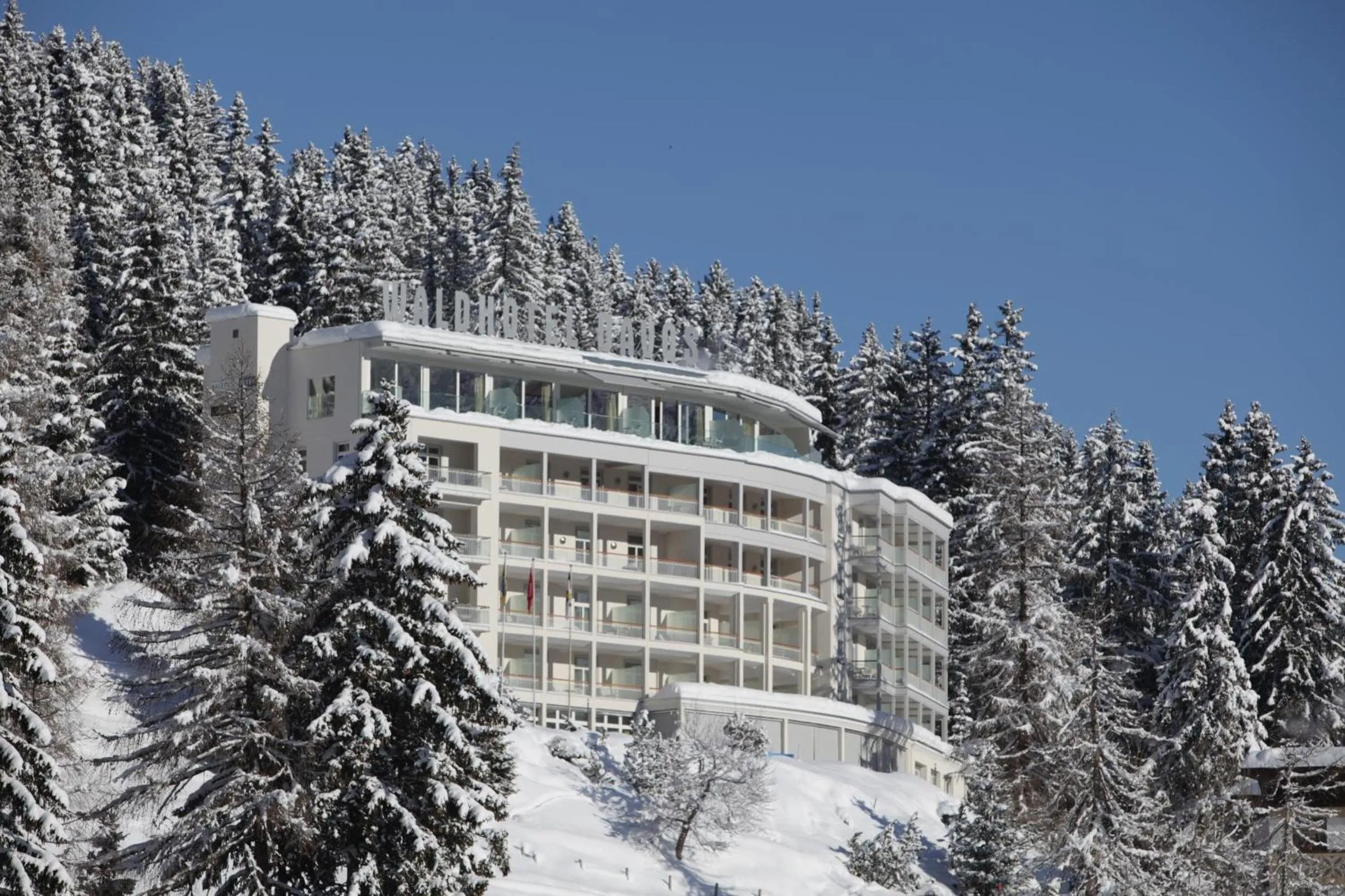 Facade/entrance in Waldhotel & SPA Davos - for body & soul