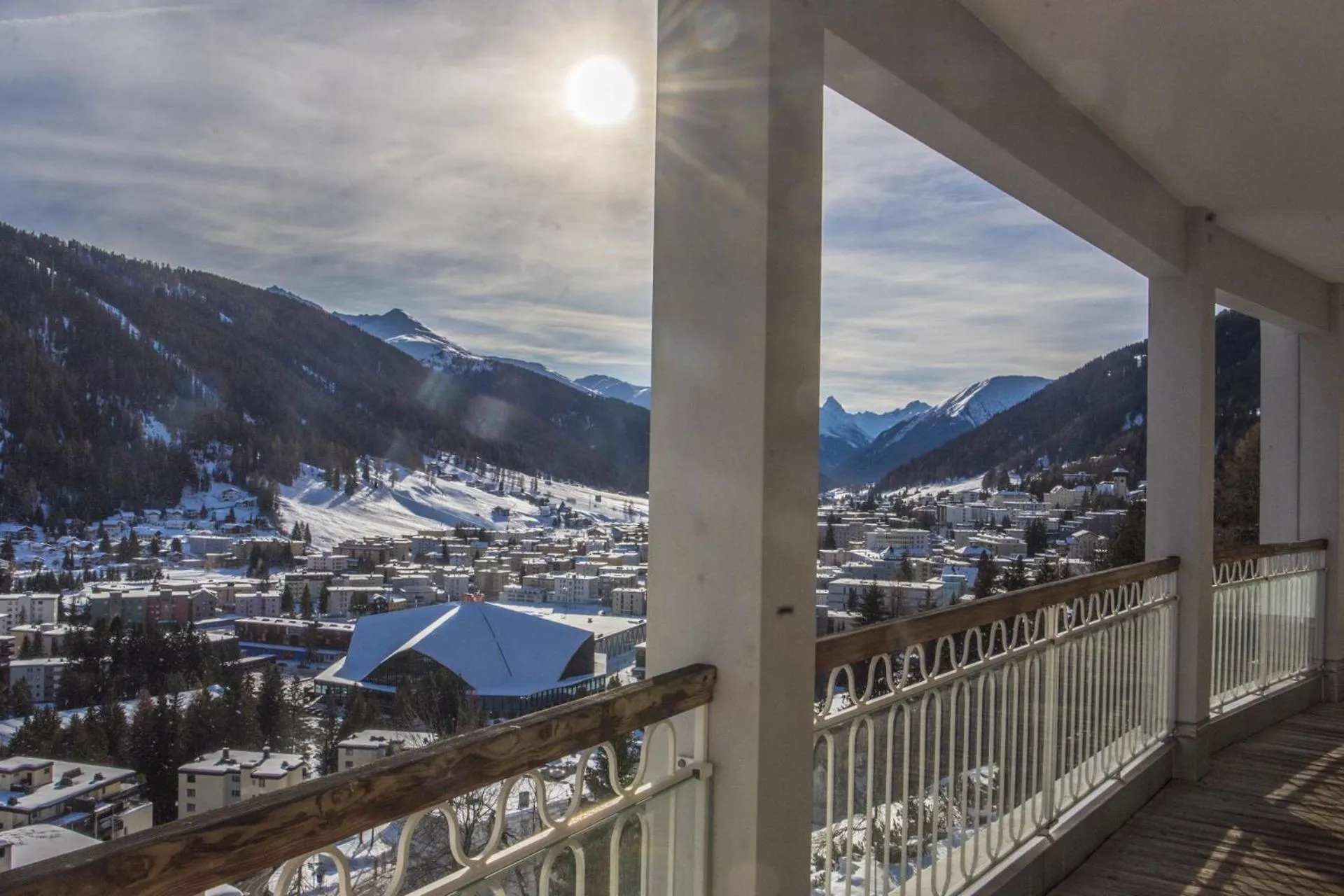 View (from property/room) in Waldhotel & SPA Davos - for body & soul