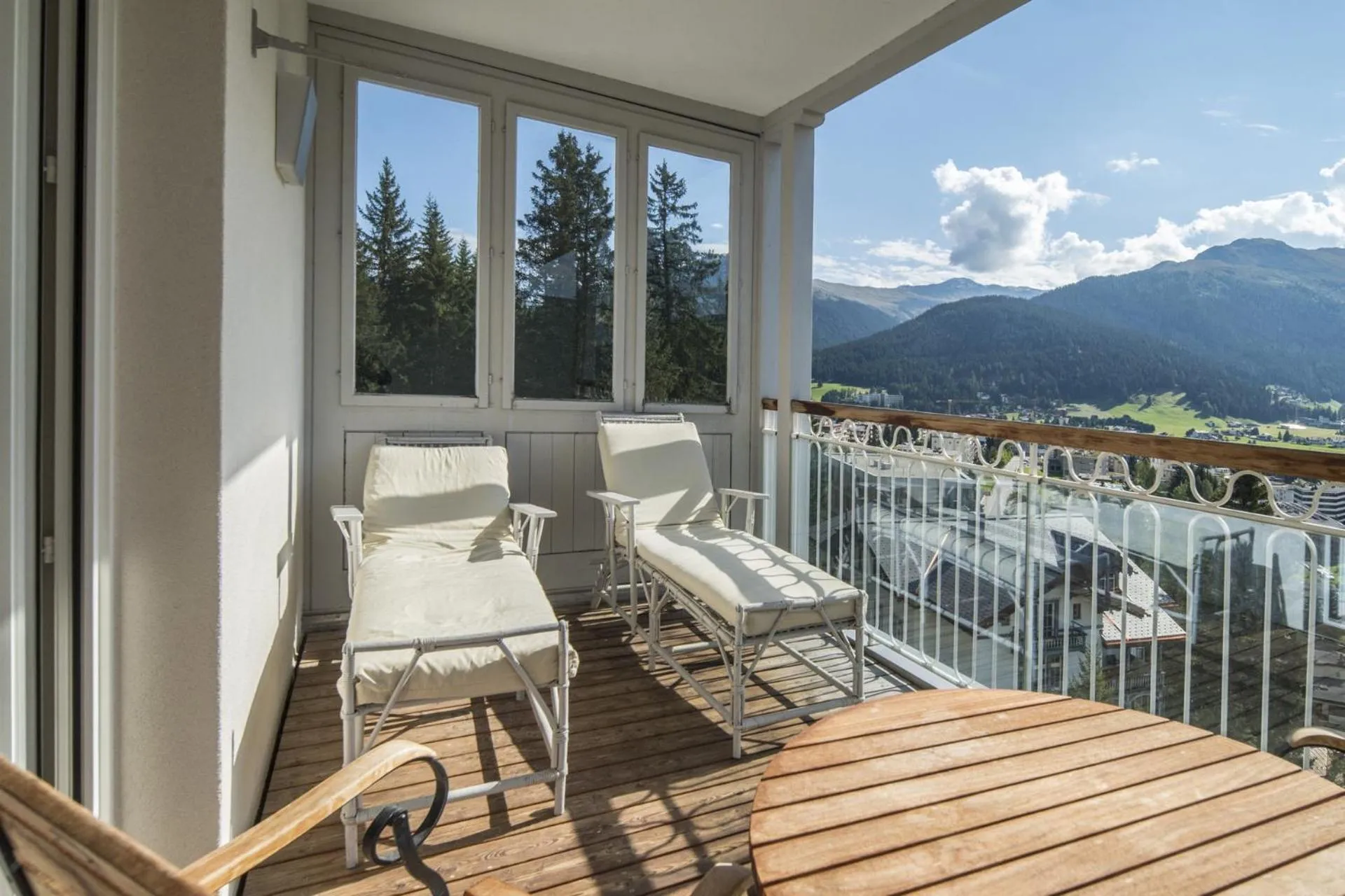 View (from property/room) in Waldhotel & SPA Davos - for body & soul