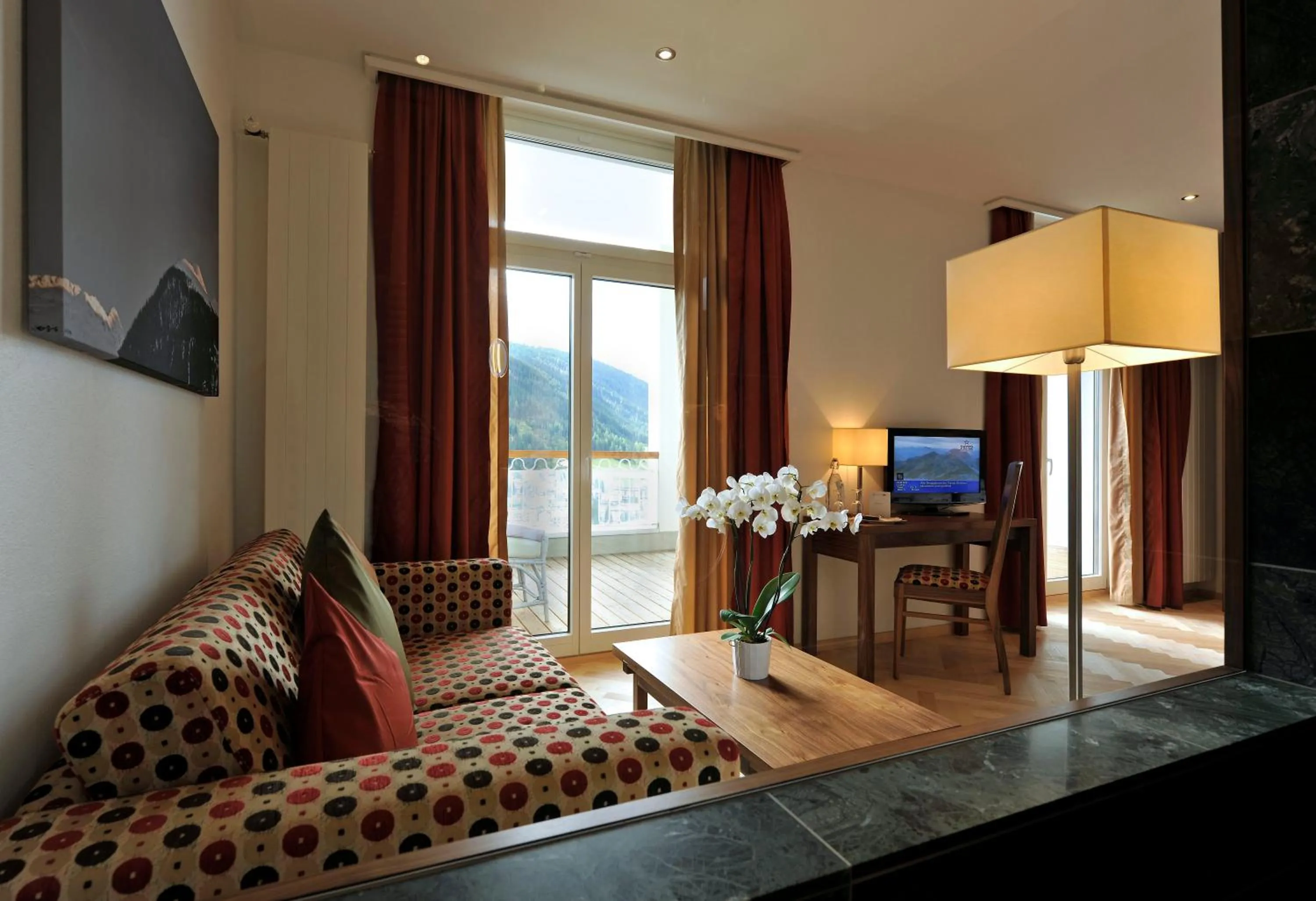 Seating area in Waldhotel & SPA Davos - for body & soul