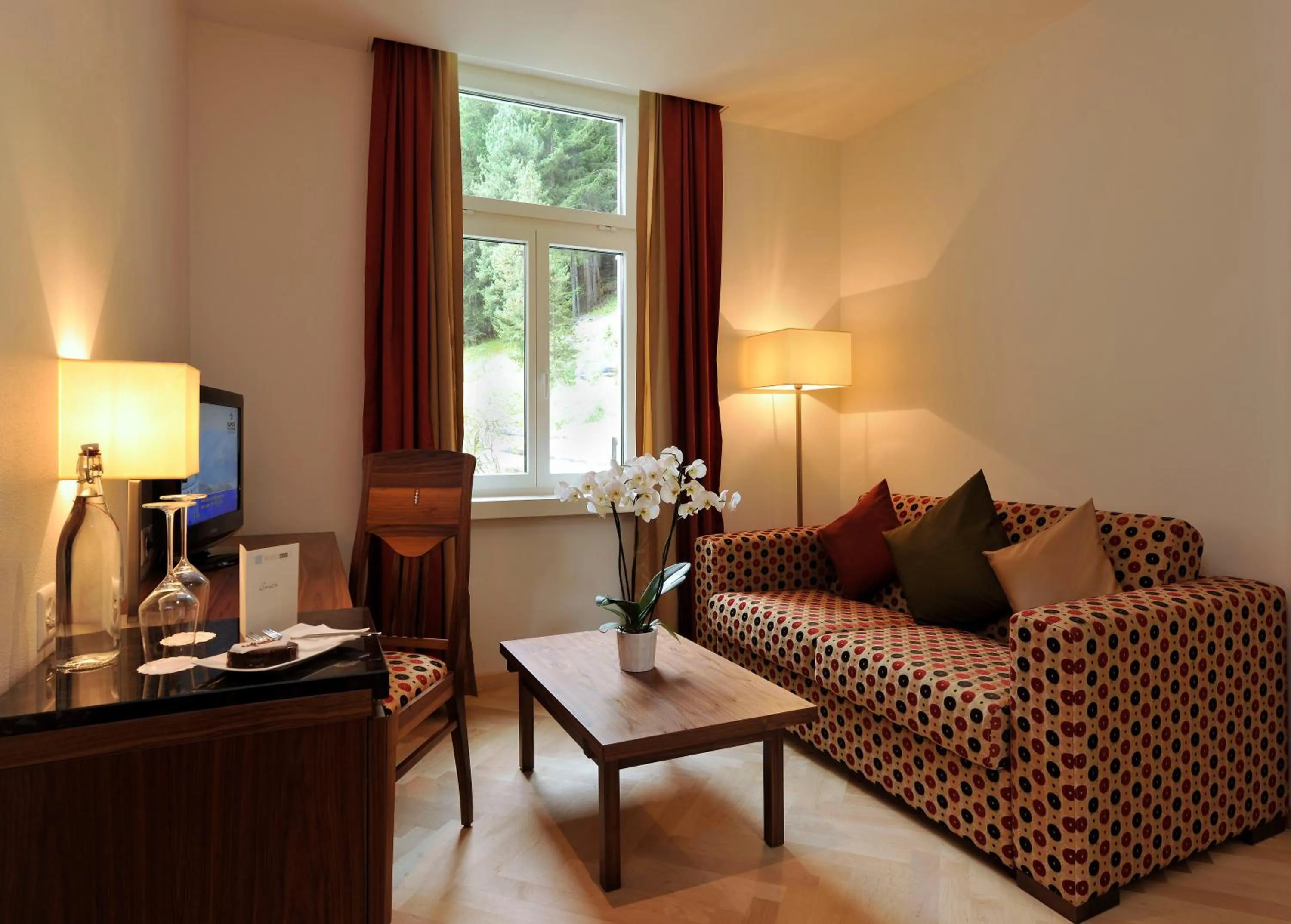 Seating area in Waldhotel & SPA Davos - for body & soul