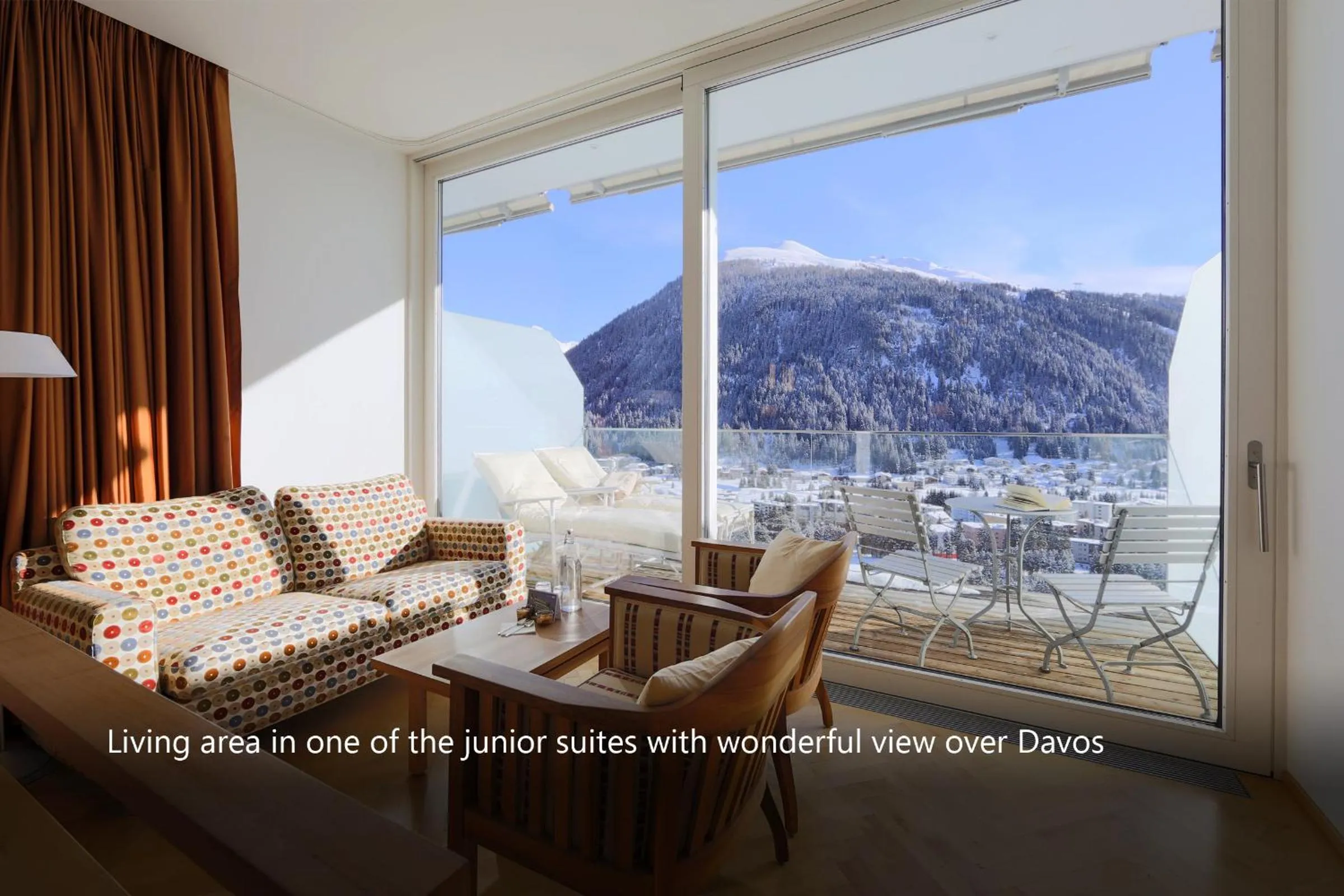 Living room in Waldhotel & SPA Davos - for body & soul