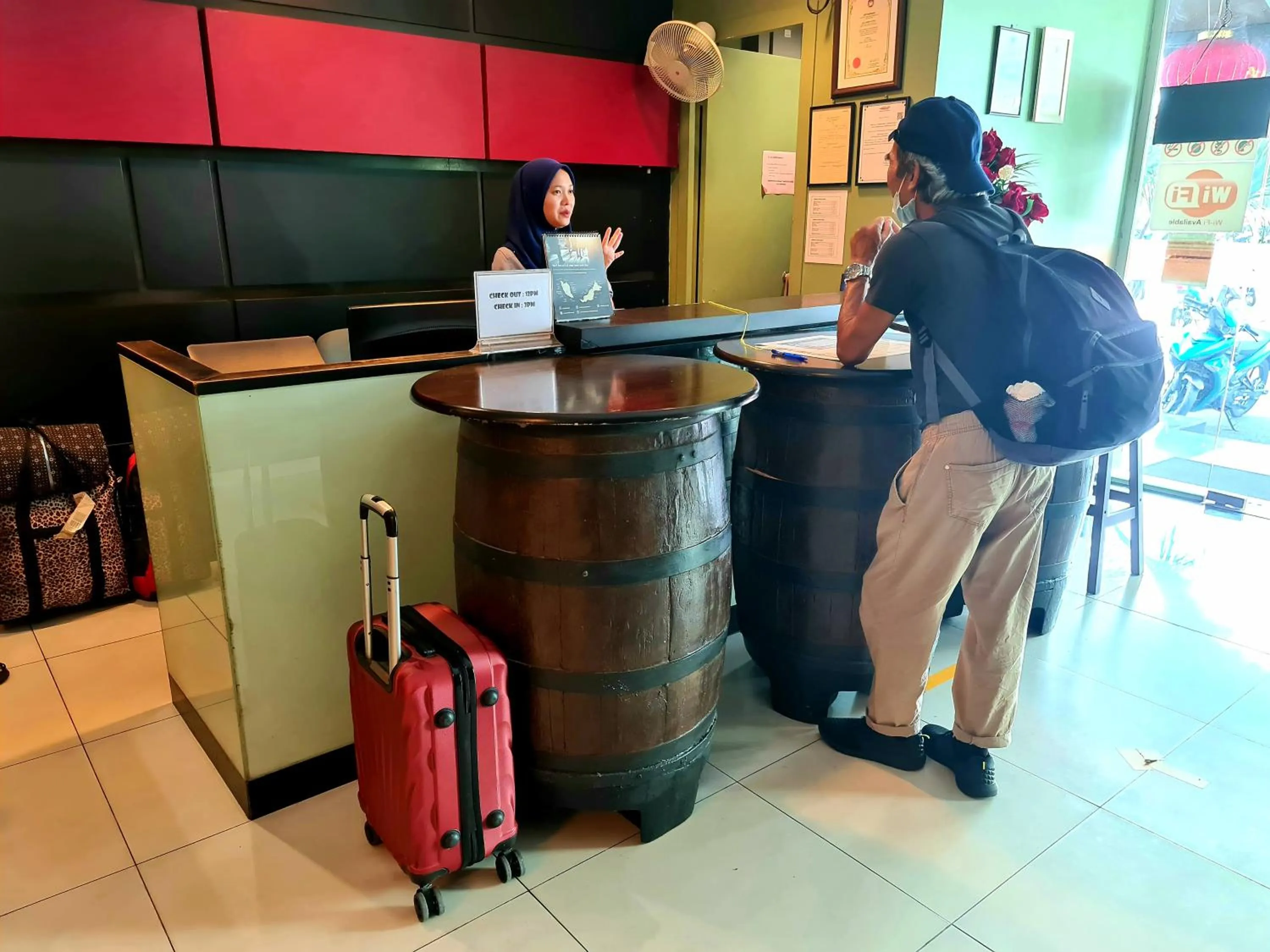 Staff in Bee Garden & BB Motel - Alor Setar