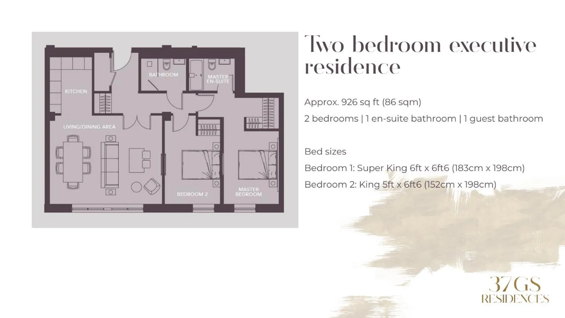 Floor plan in 37GS Residences