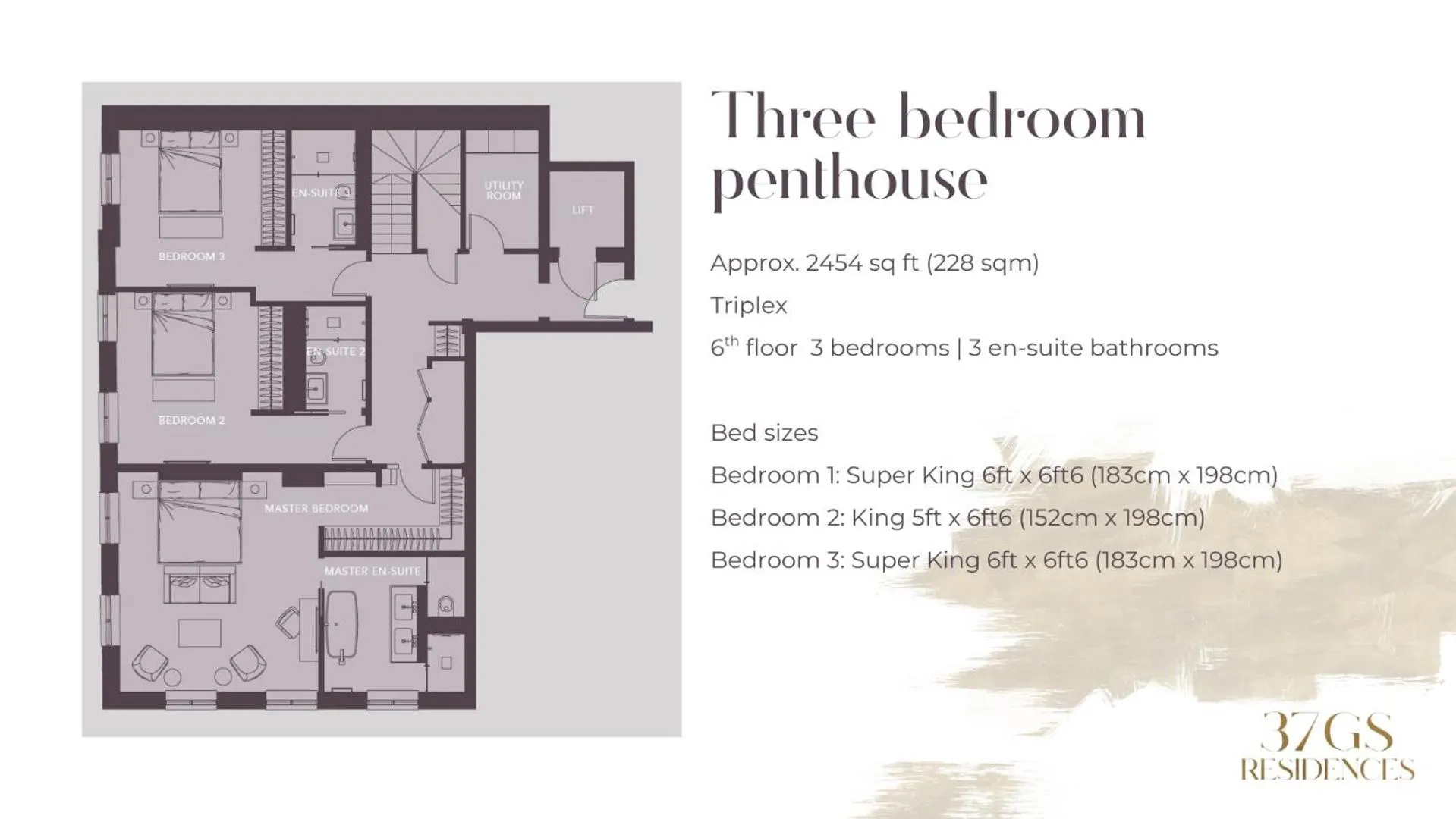 Floor plan in 37GS Residences