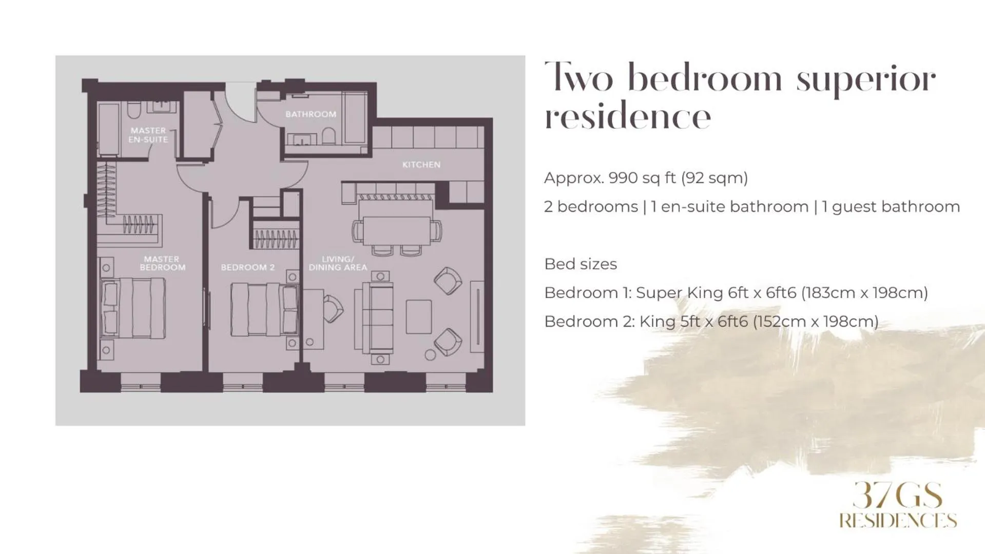 Floor plan in 37GS Residences