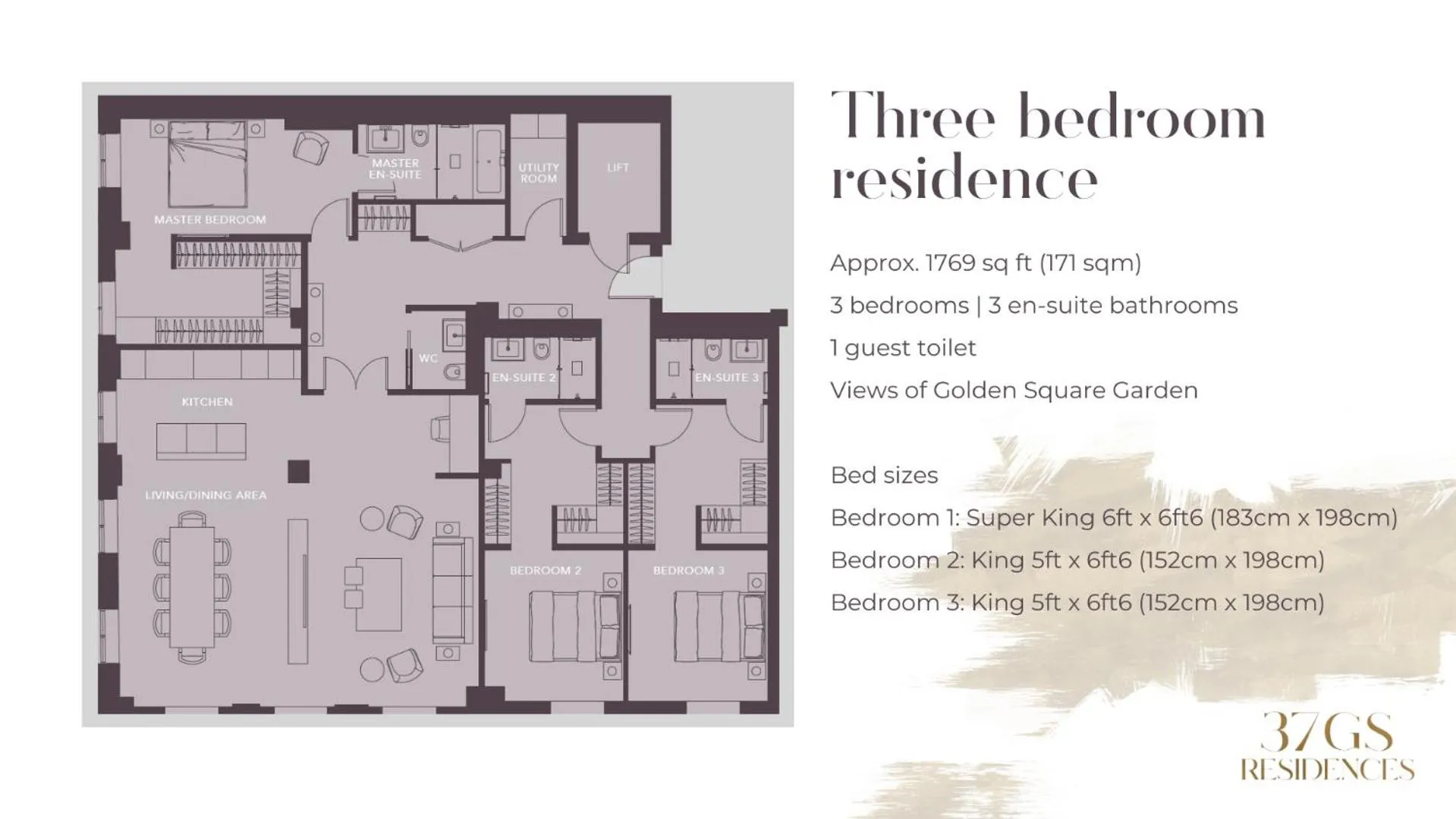Floor plan in 37GS Residences