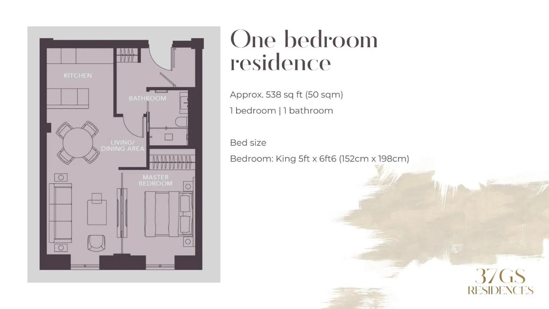 Floor plan in 37GS Residences