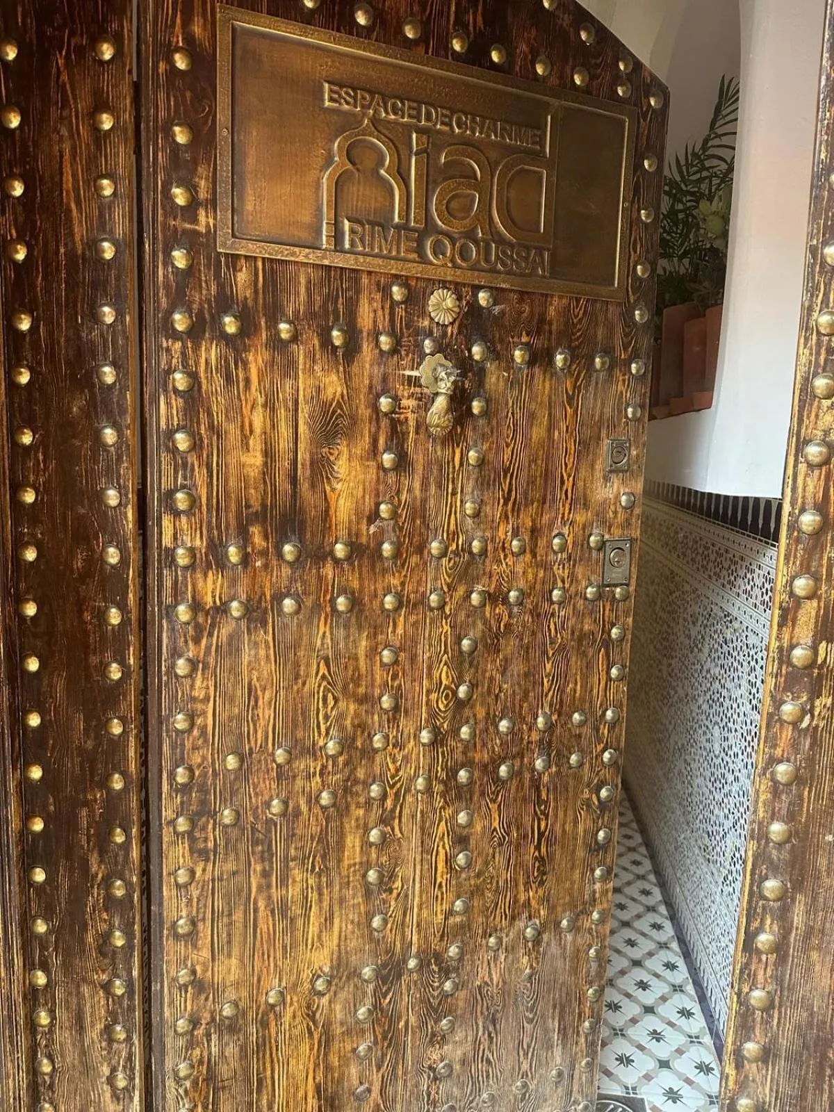 Facade/entrance in RIAD RIME QOUSSAI