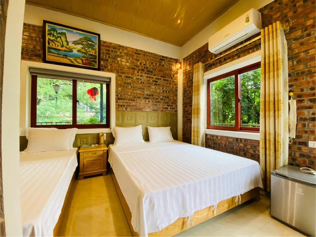Bedroom, Bed in Green Space Homestay